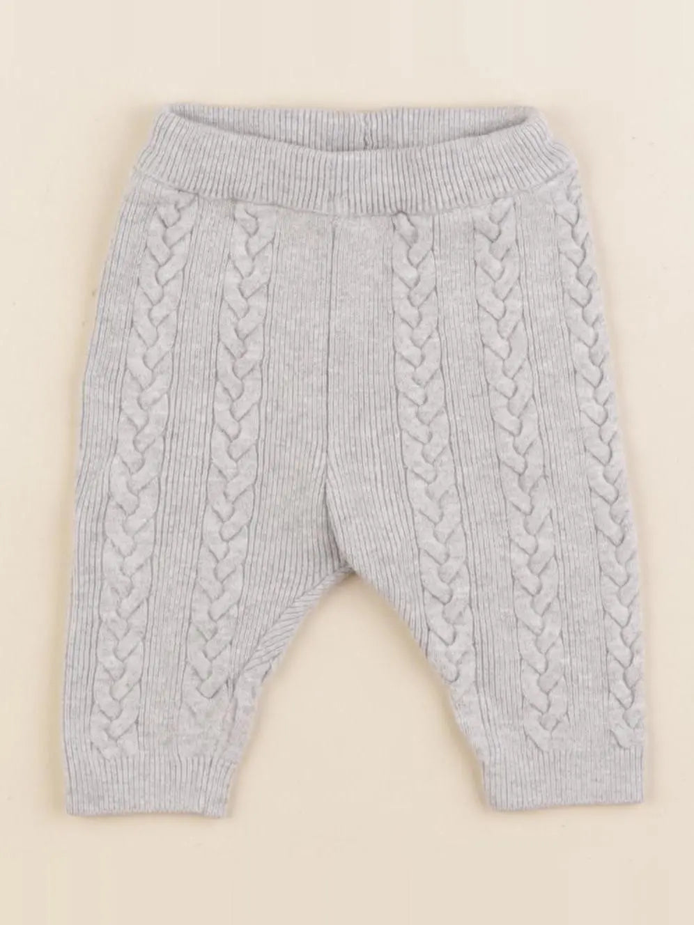 H&M - legging gris - 1/2 mois