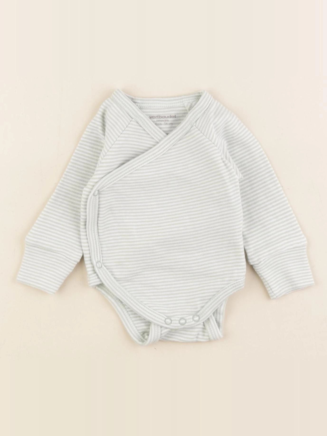 Vertbaudet - body vert - 0 mois