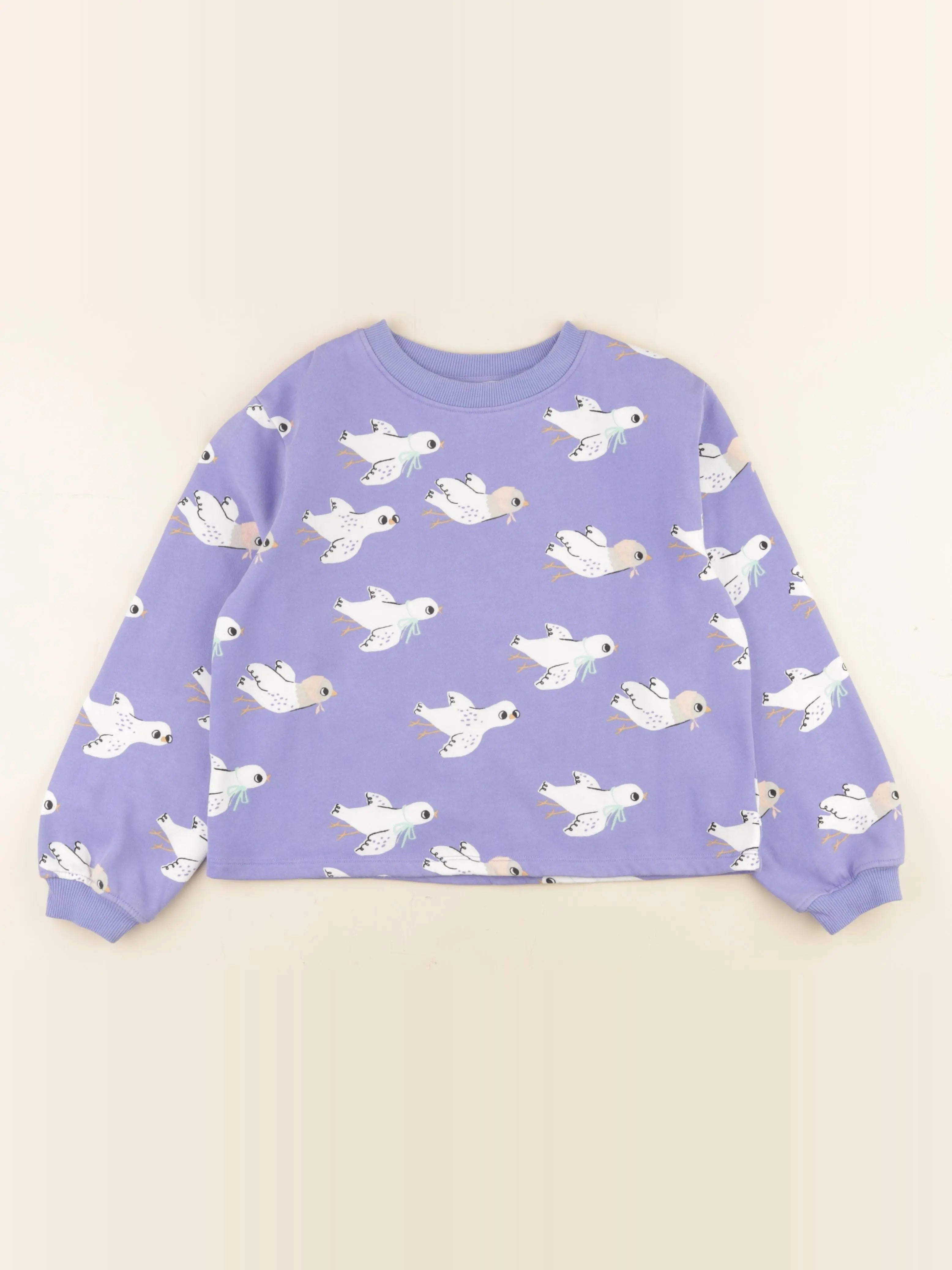 H&M - sweat bleu - 10 ans