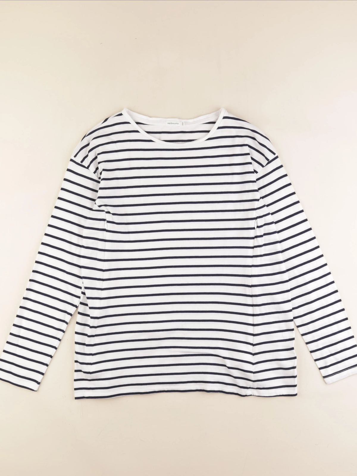 Vertbaudet - tee-shirt allaitement blanc, bleu - 38 à 40