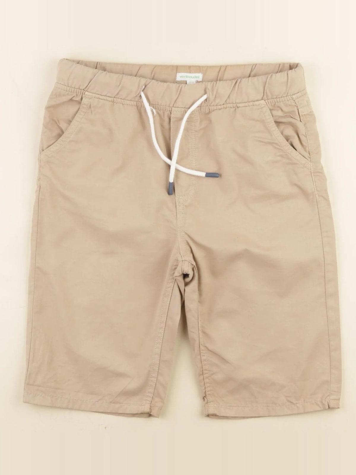 Vertbaudet - short beige - 12 ans