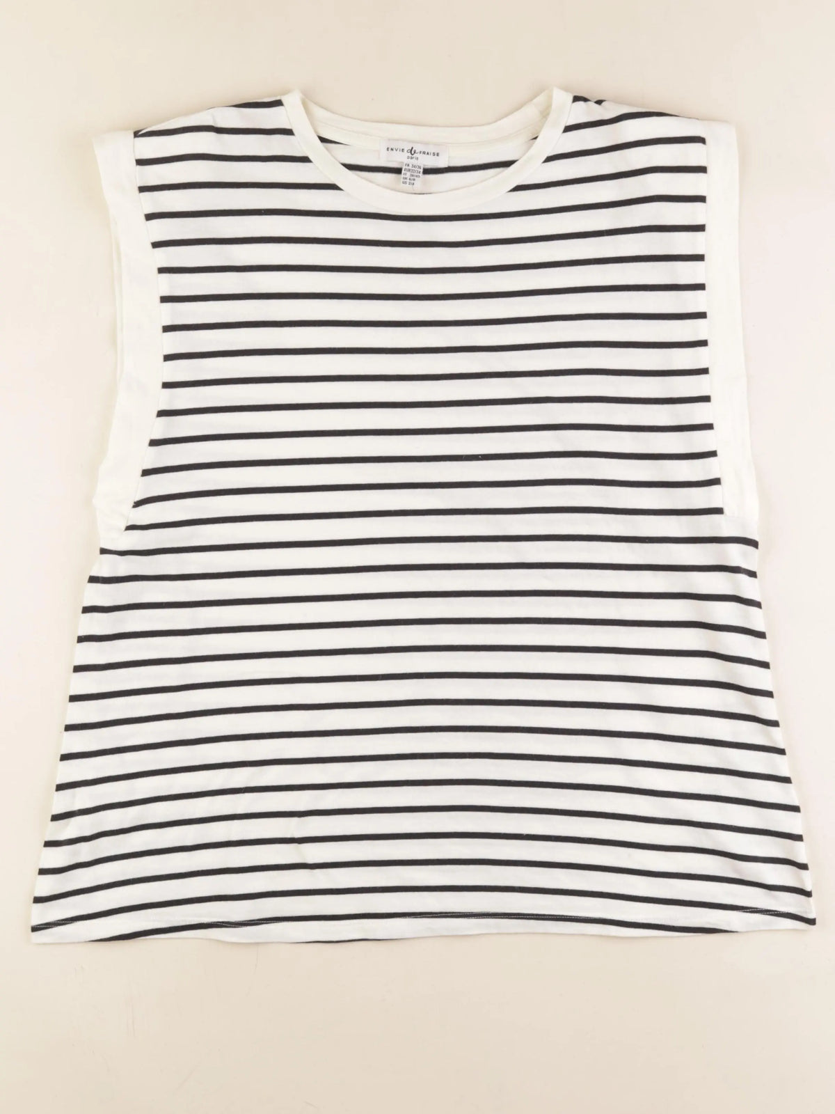 Envie de fraise - tee-shirt grossesse bleu, blanc - 34 à 36