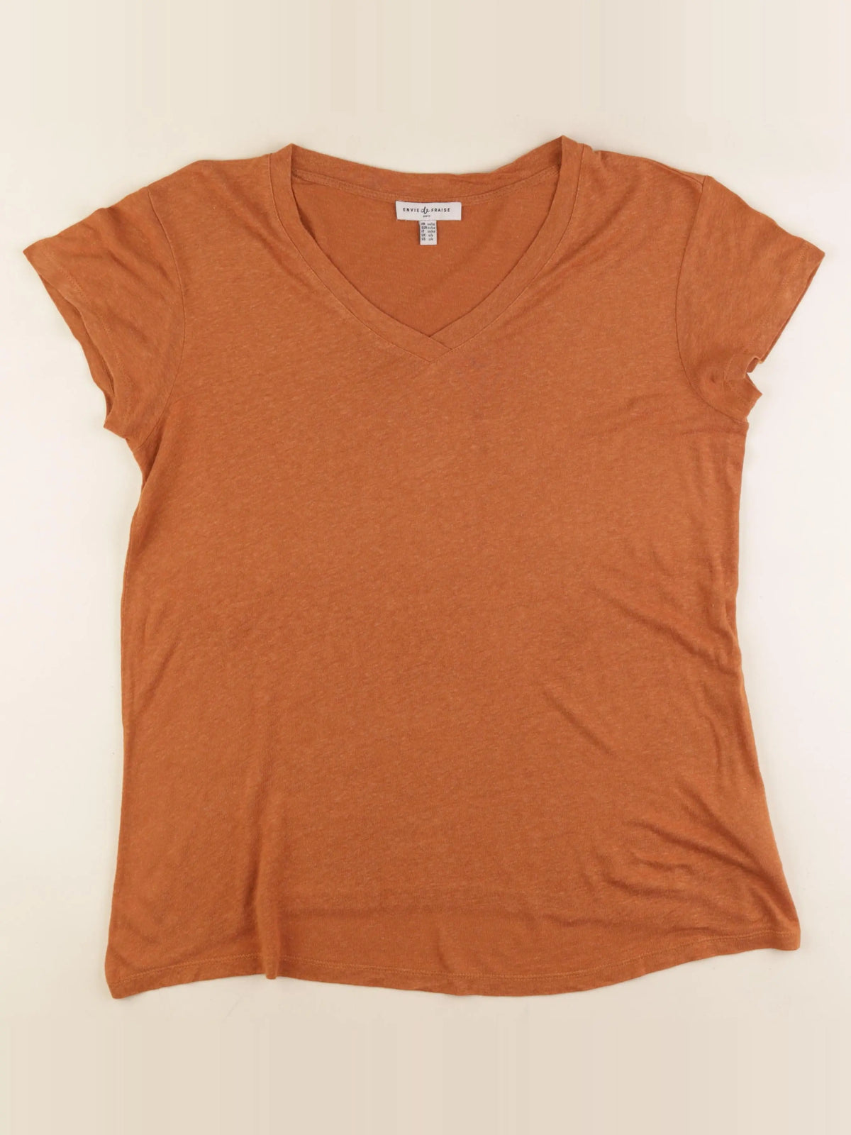 Envie de fraise - tee-shirt grossesse marron - 34 à 36