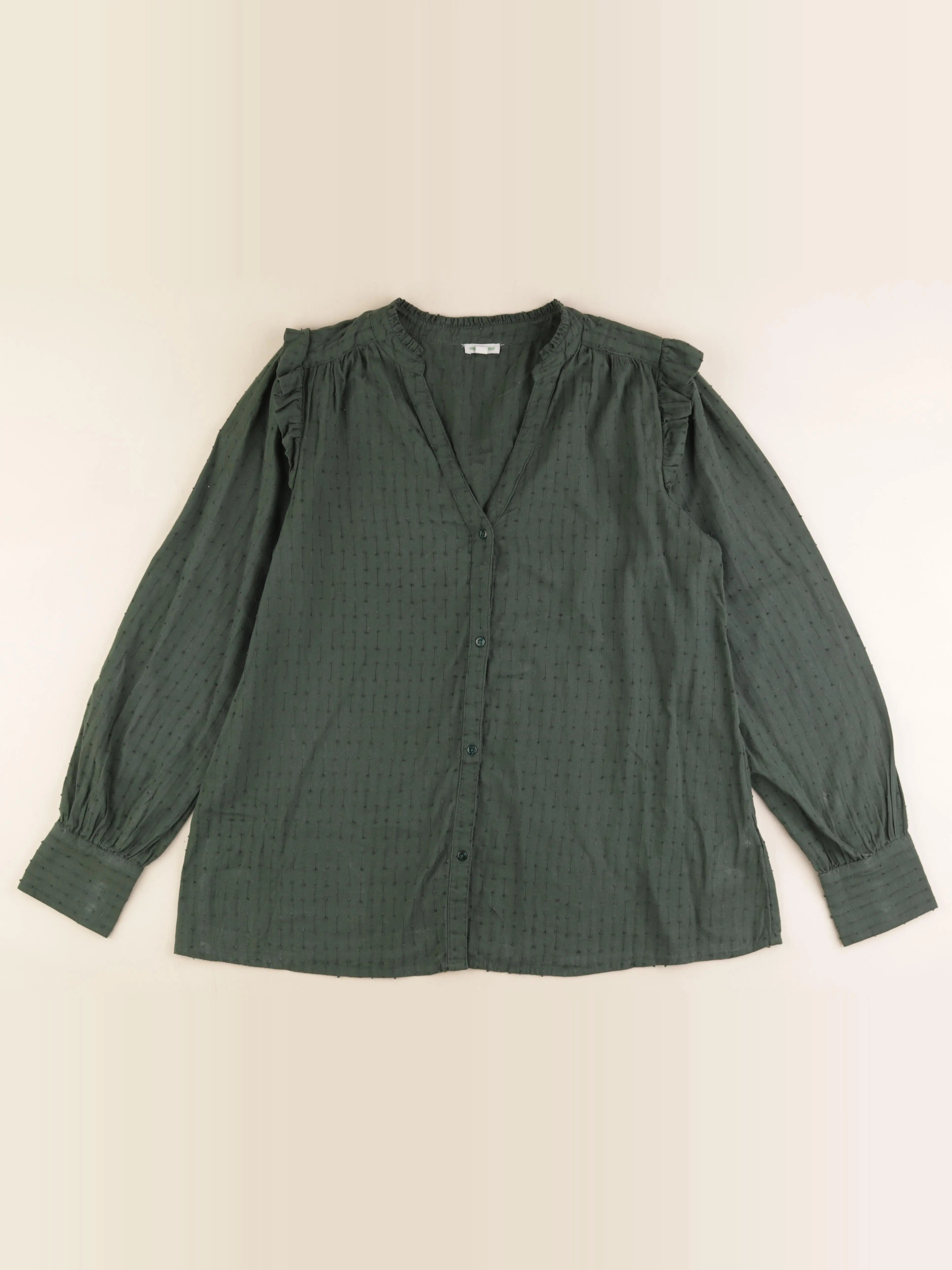 Vertbaudet - chemise grossesse vert - 38