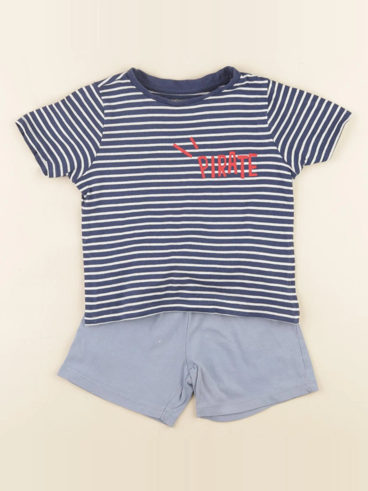 Vertbaudet - ensemble bleu - 3 ans