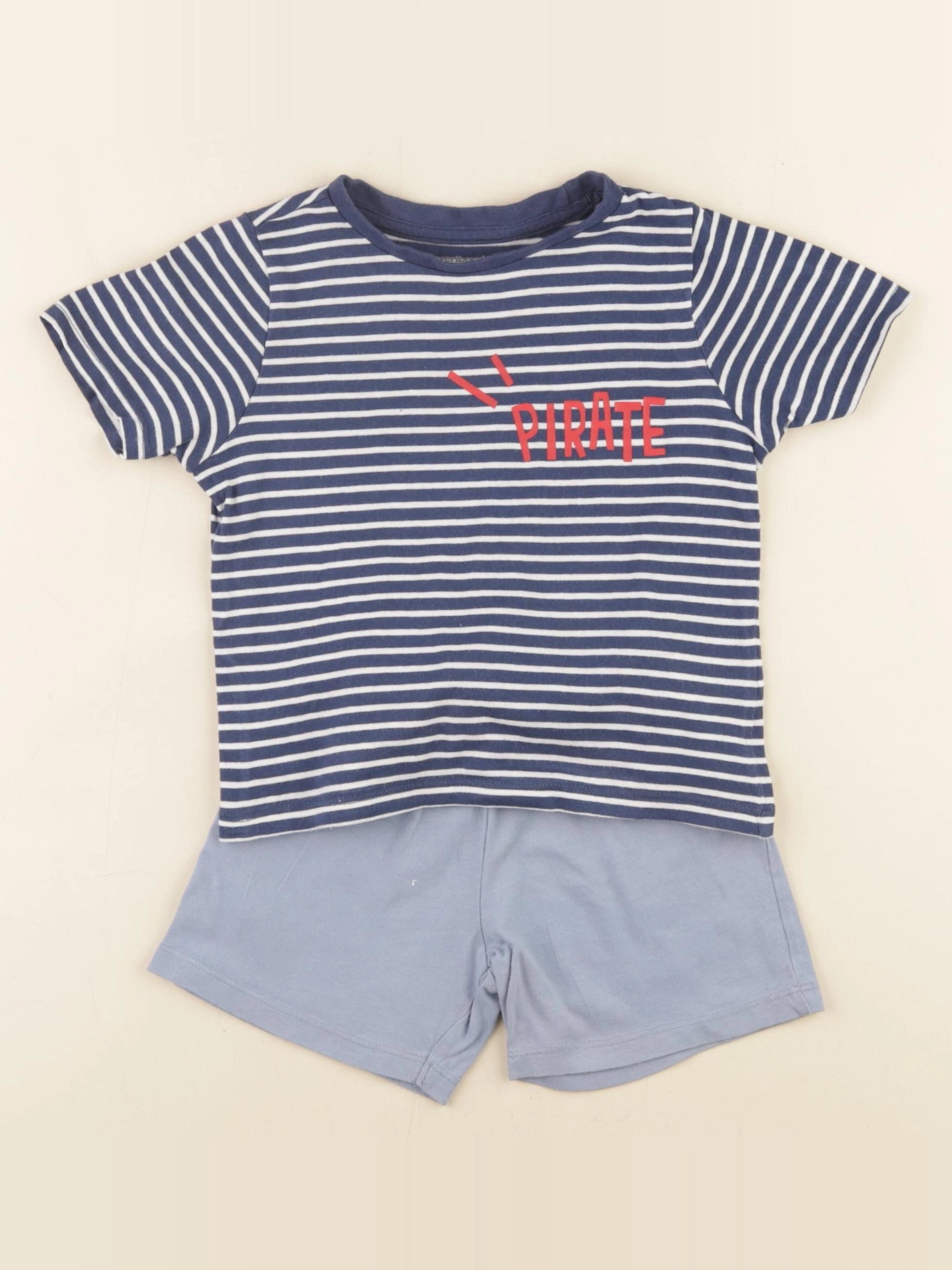 Vertbaudet - ensemble bleu - 3 ans