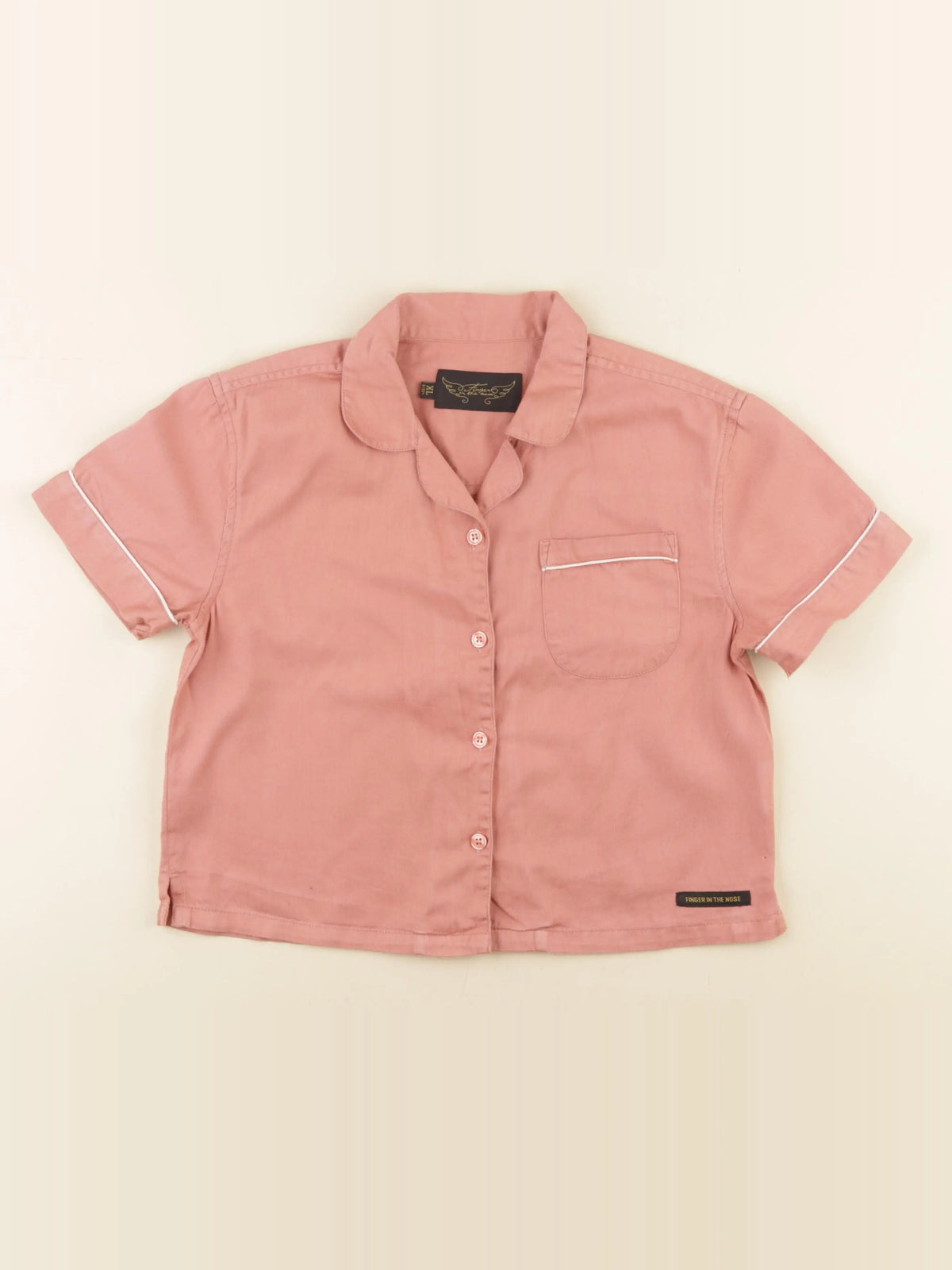 Finger in the nose - blouse rose - 8/9 ans