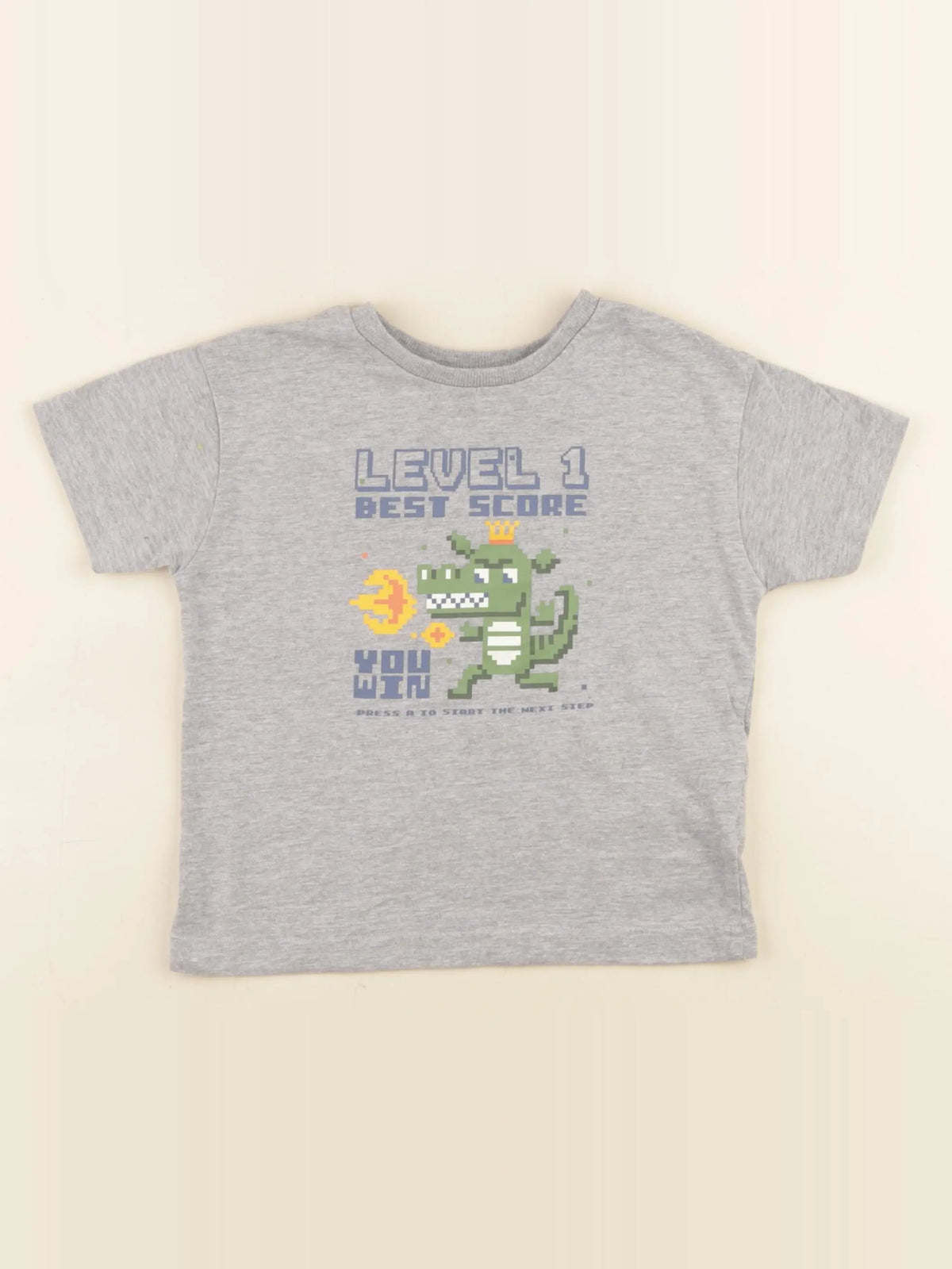 Vertbaudet - tee-shirt gris - 3 ans