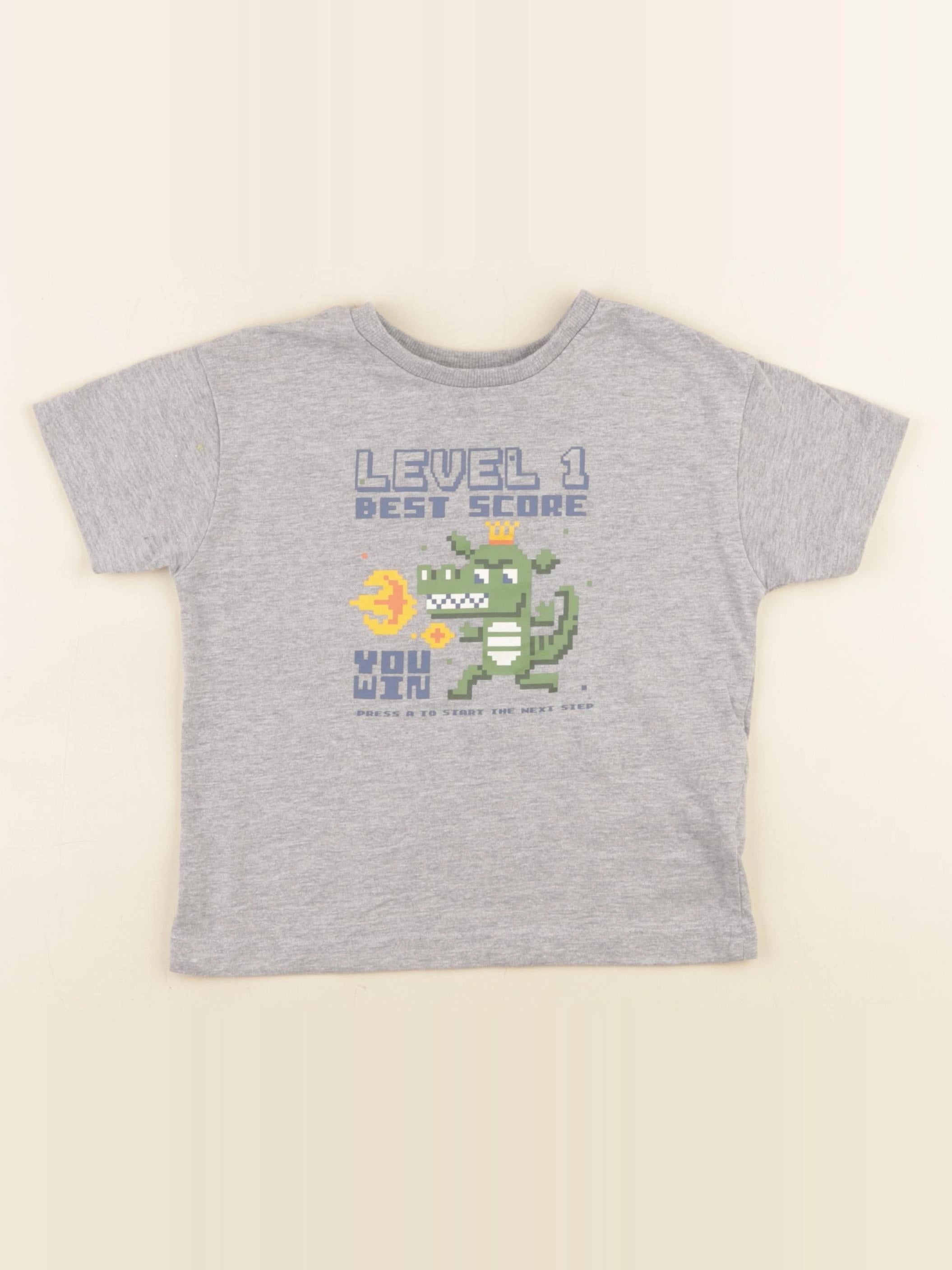 Vertbaudet - tee-shirt gris - 3 ans
