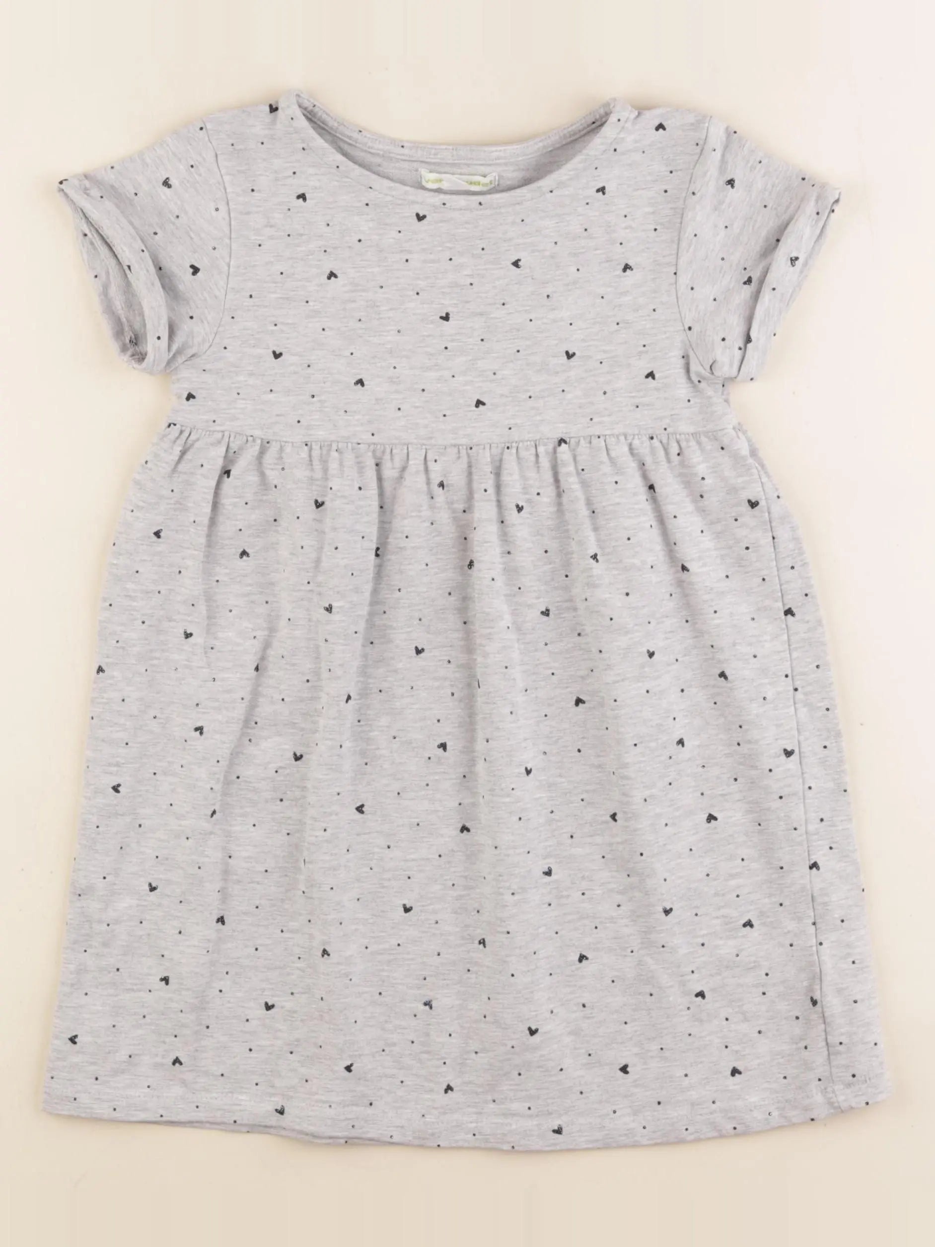 Vertbaudet - robe gris - 5 ans