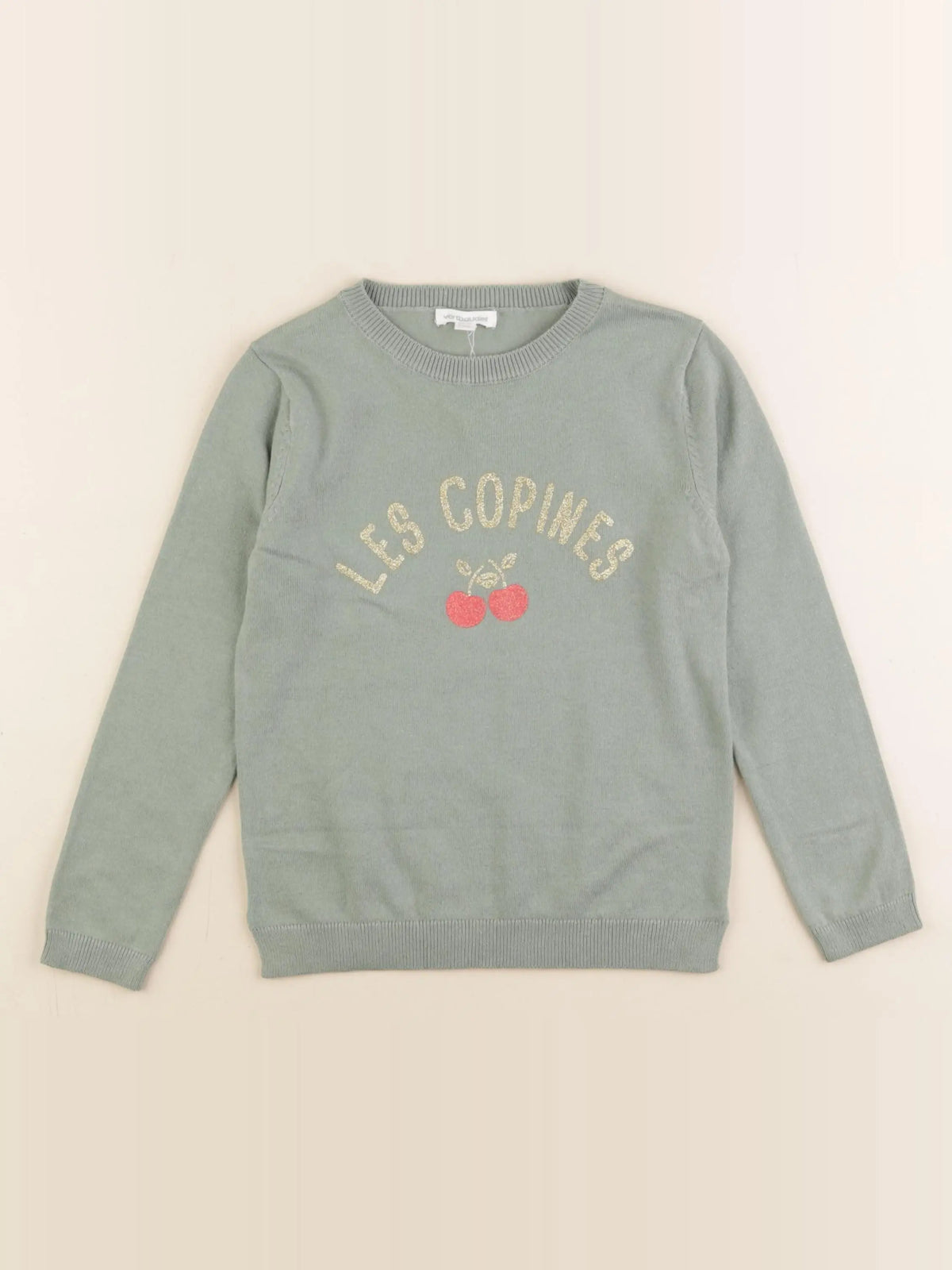 Vertbaudet - pull vert - 5 ans