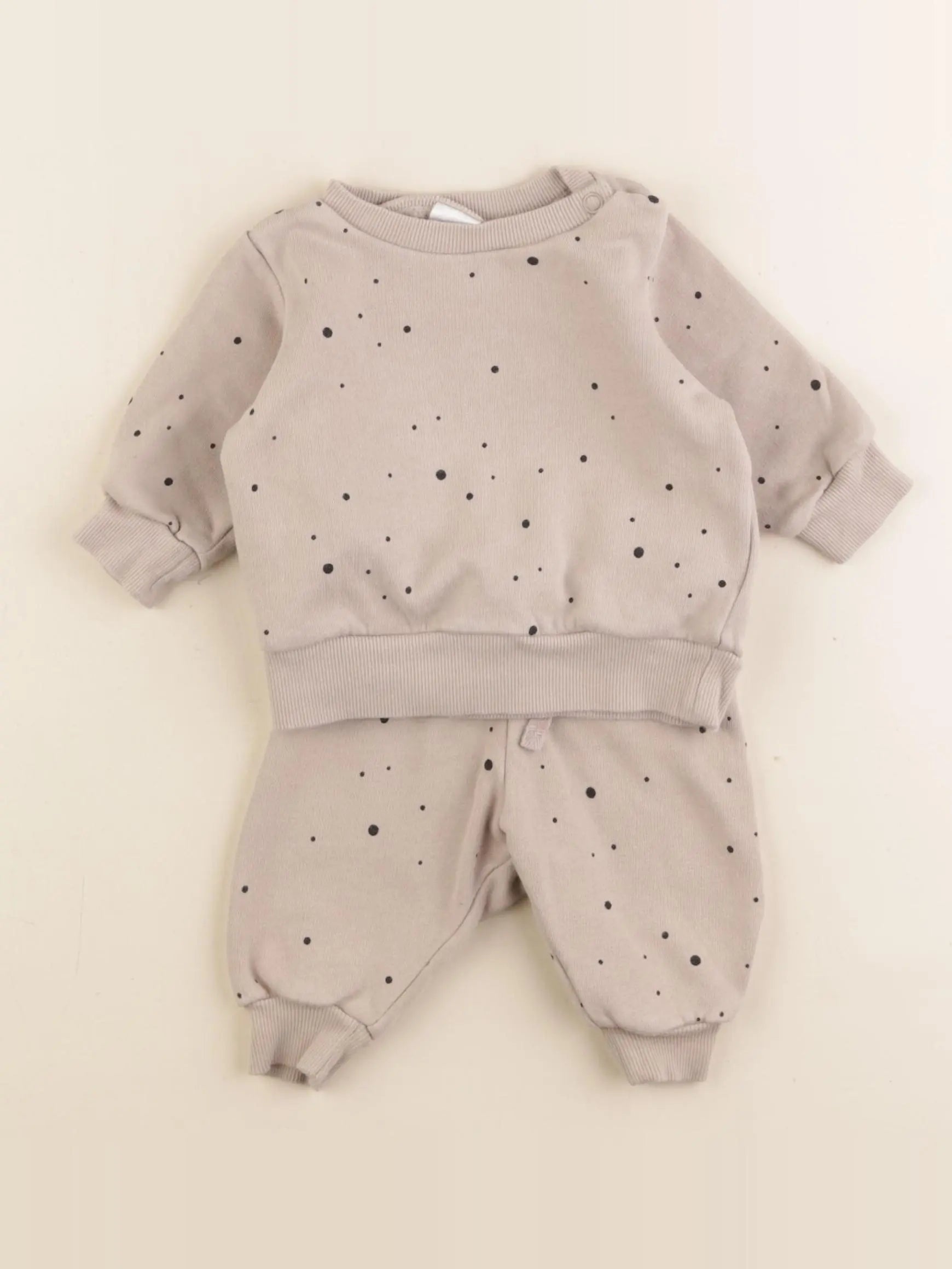 H&M - ensemble marron - 1/2 mois