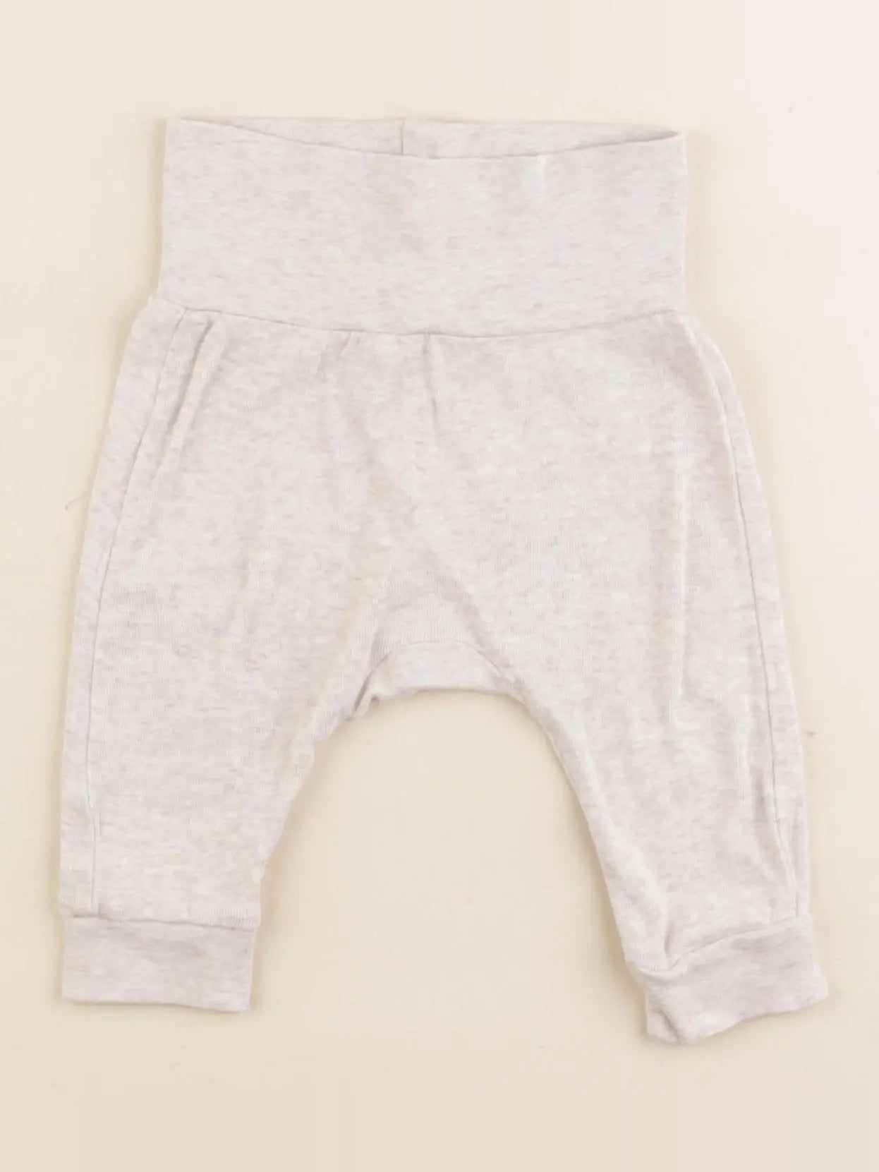 H&M - legging beige - 1/2 mois