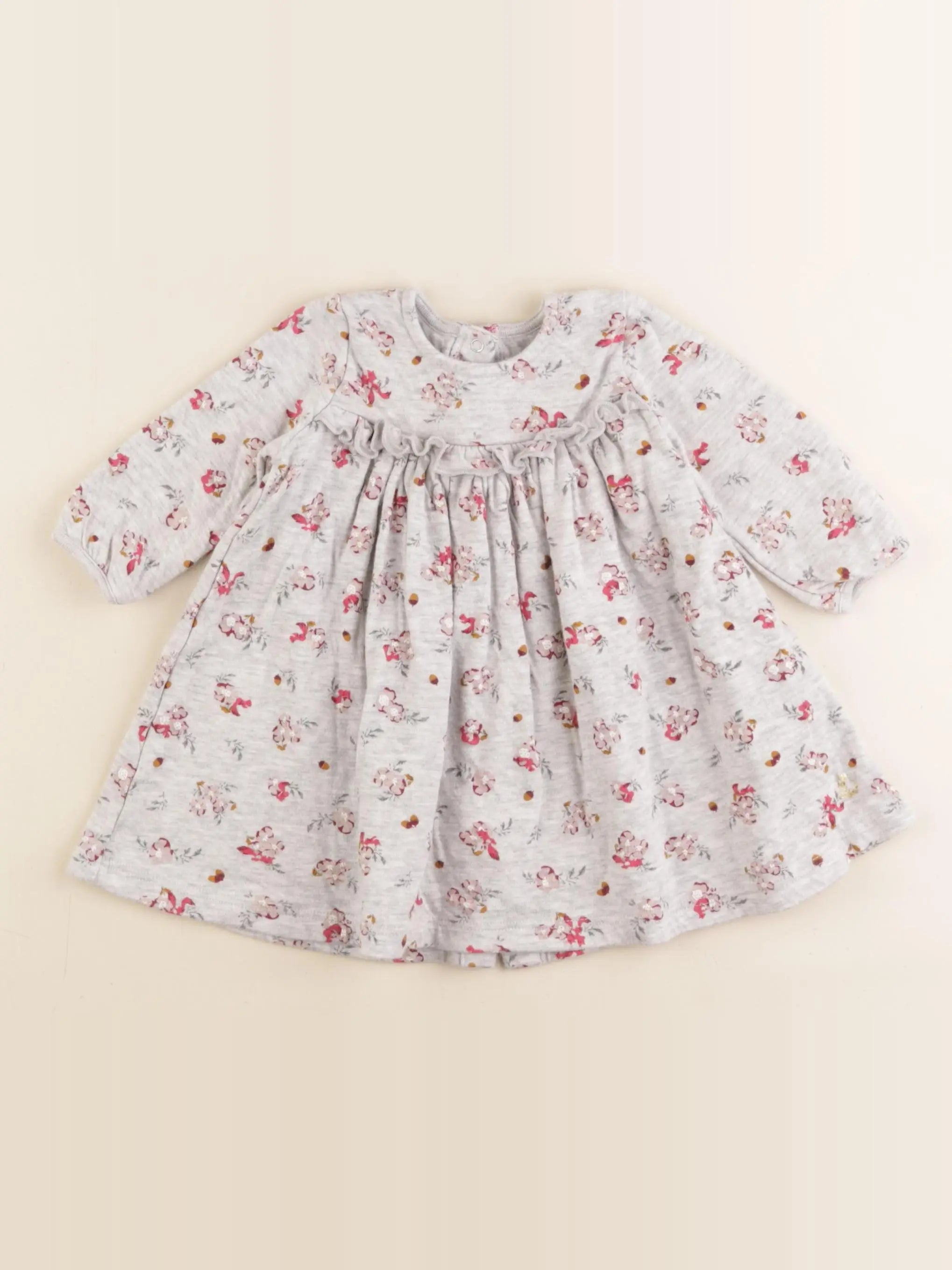 Petit Bateau - robe multicolore - 6 mois