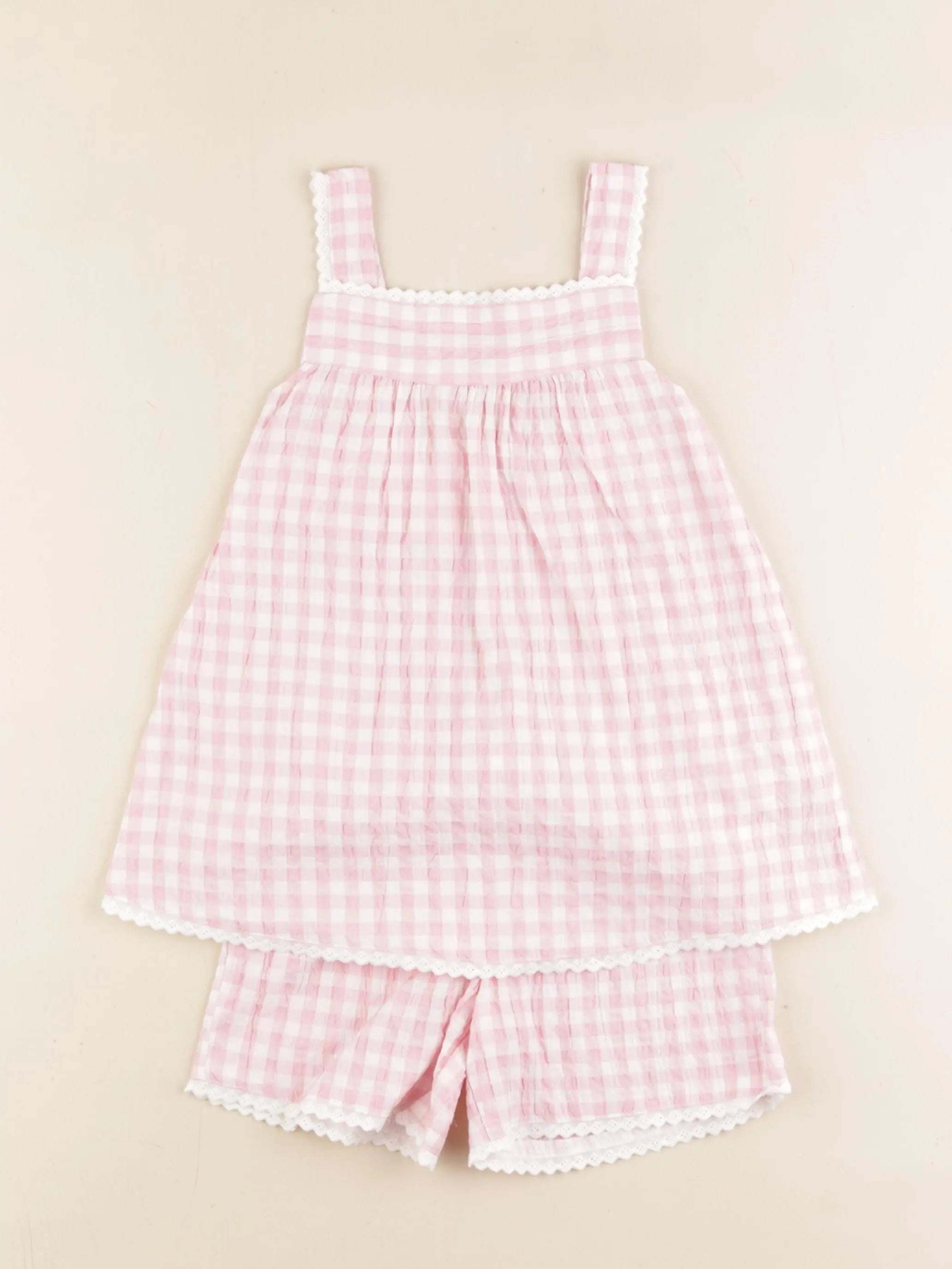 Vertbaudet - pyjama coton rose - 5 ans