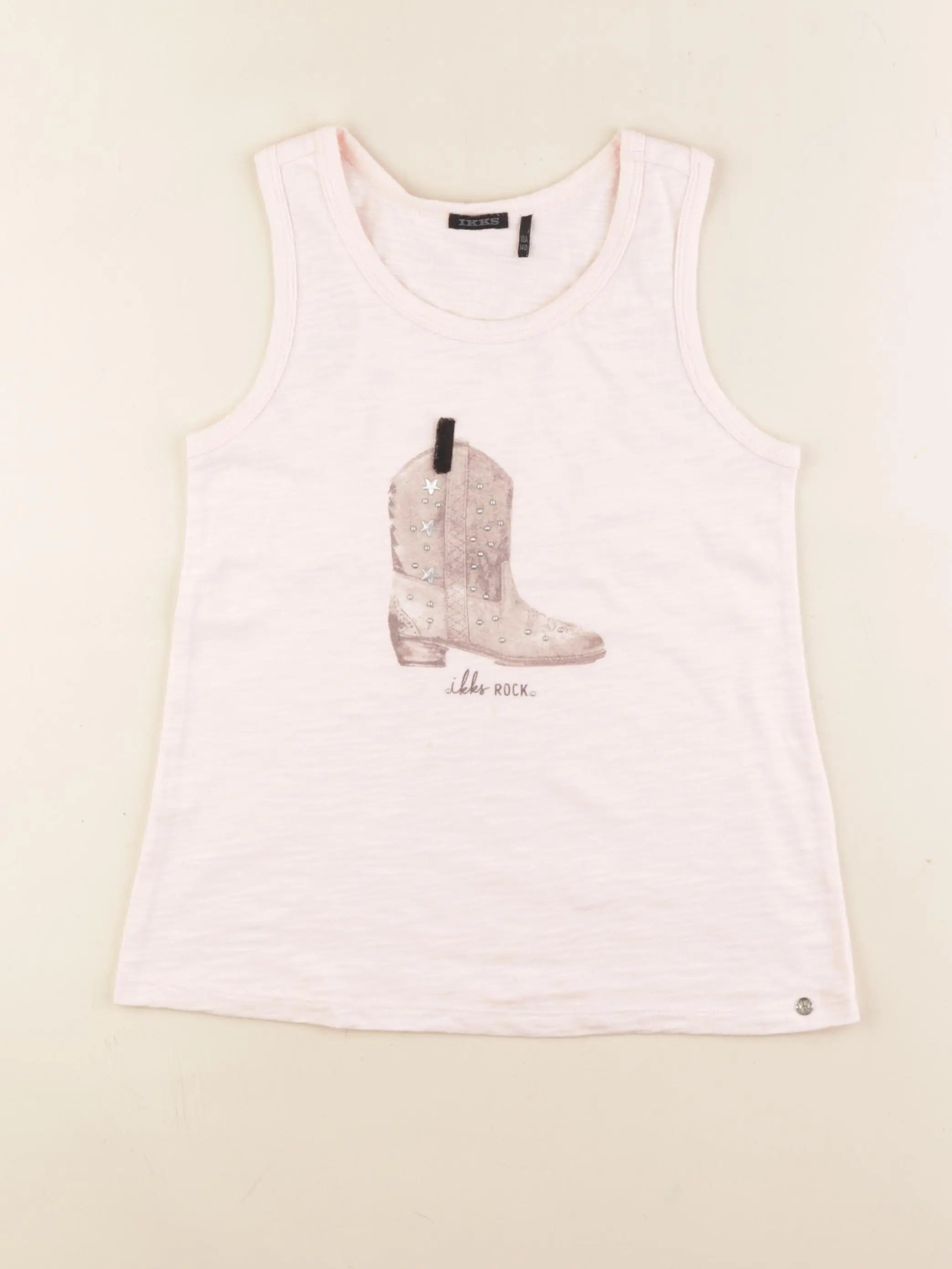 IKKS - débardeur rose - 10 ans