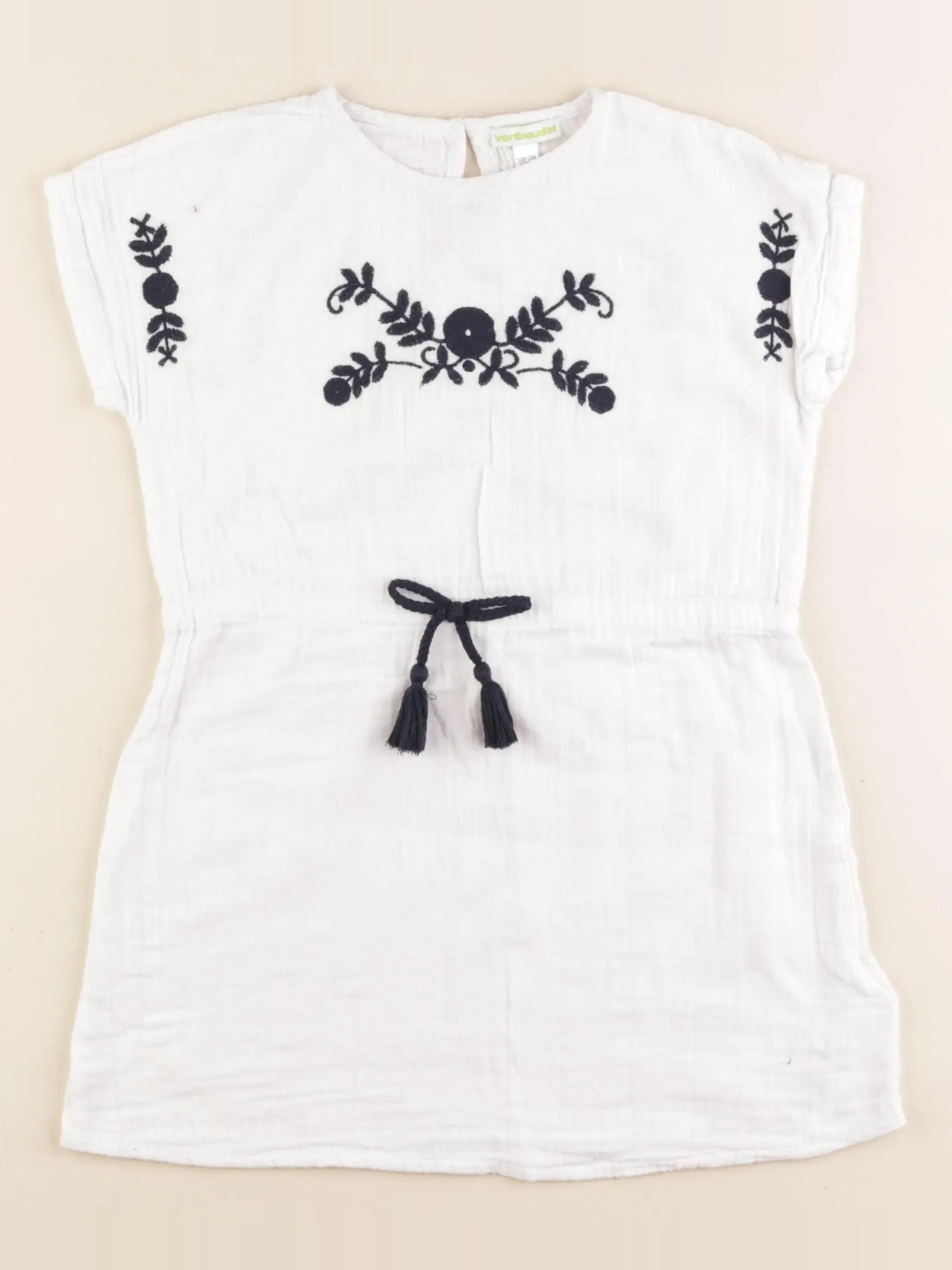 Vertbaudet - robe blanc - 5 ans