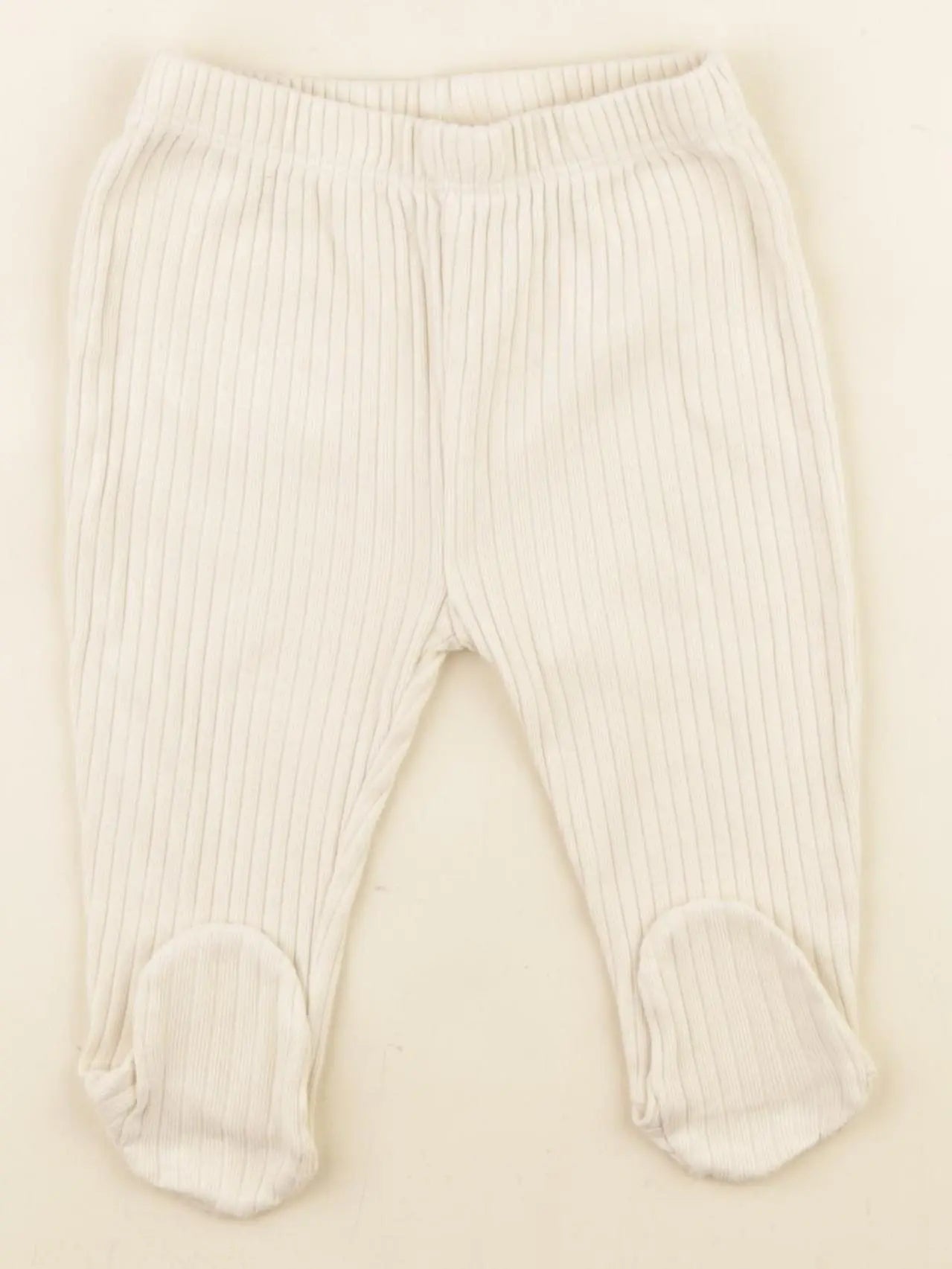 Vertbaudet - legging beige - 12 mois