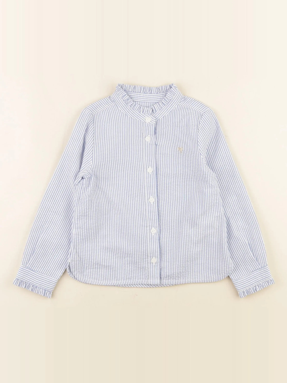 Okaidi - blouse bleu - 3/4 ans