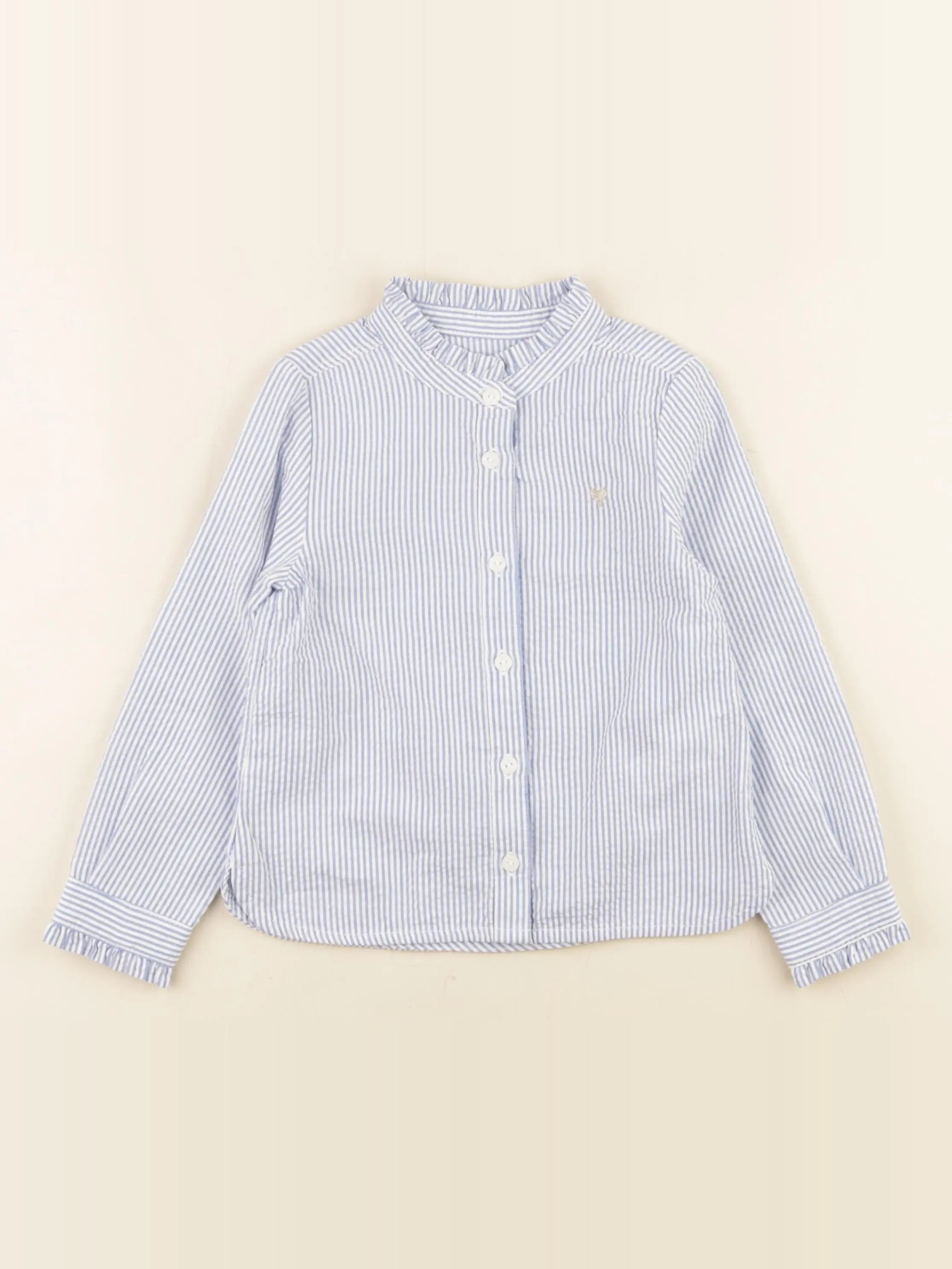 Okaidi - blouse bleu - 3/4 ans