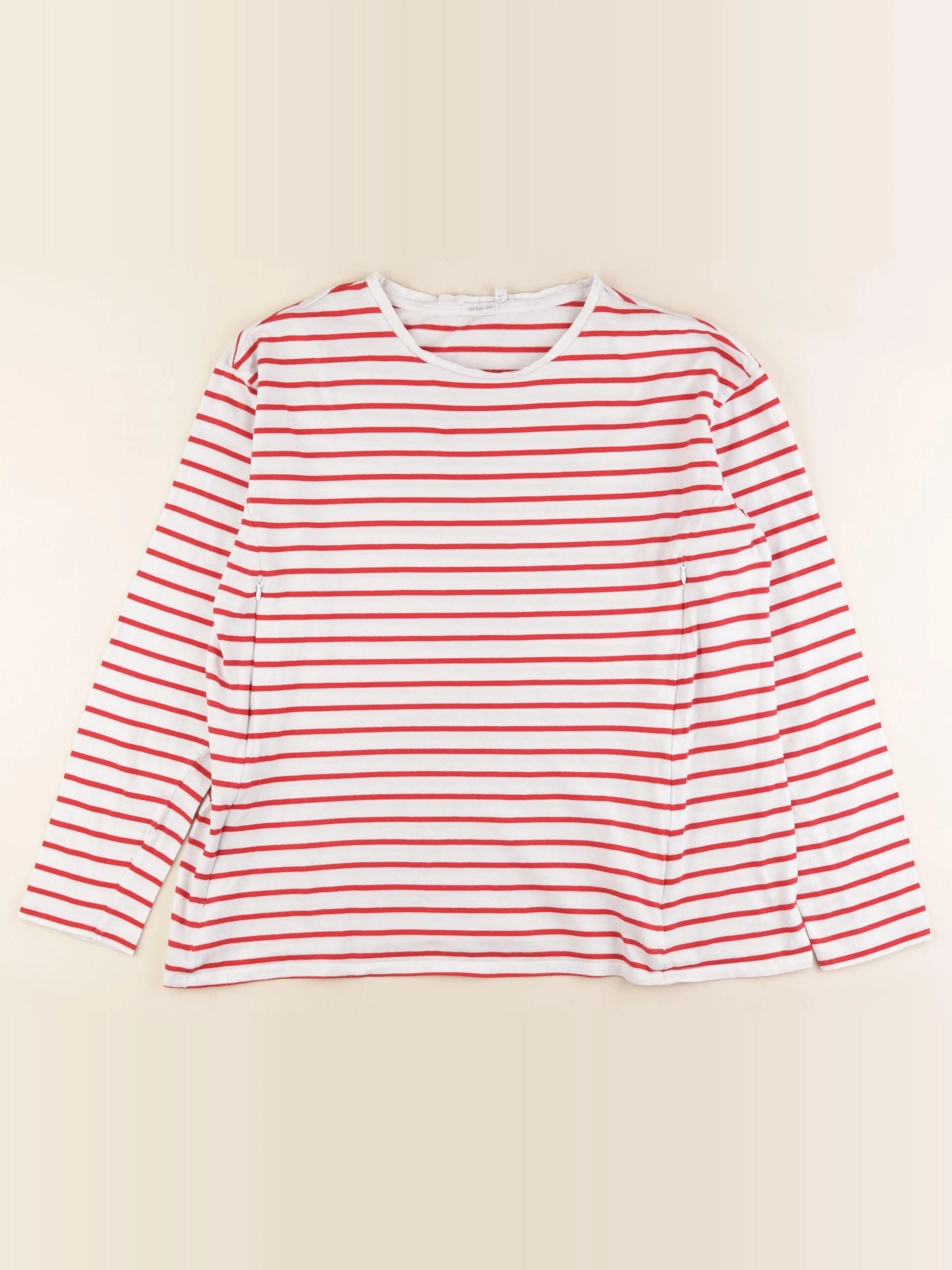 Vertbaudet - tee-shirt allaitement rouge - 42 à 44