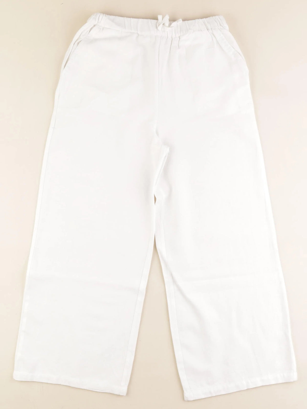 Mango - pantalon blanc - 9/10 ans