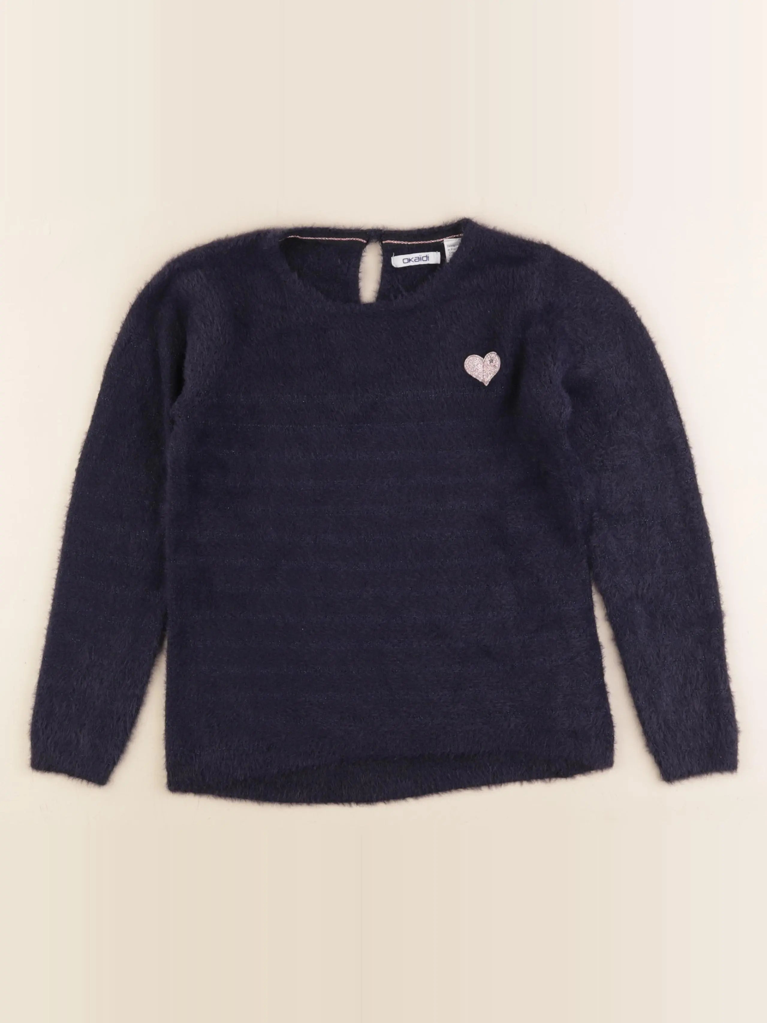 Okaidi - pull bleu - 8 ans