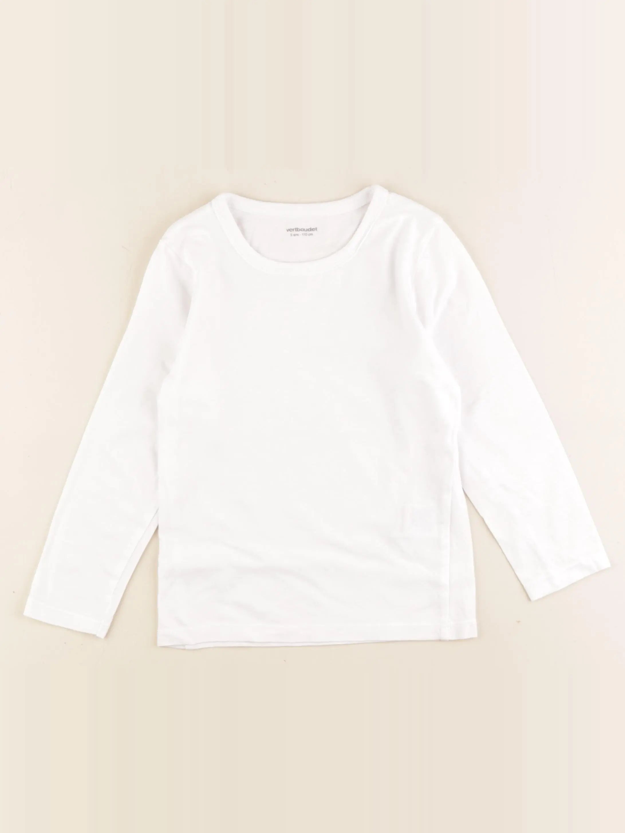 Vertbaudet - maillot de corps blanc - 4 ans