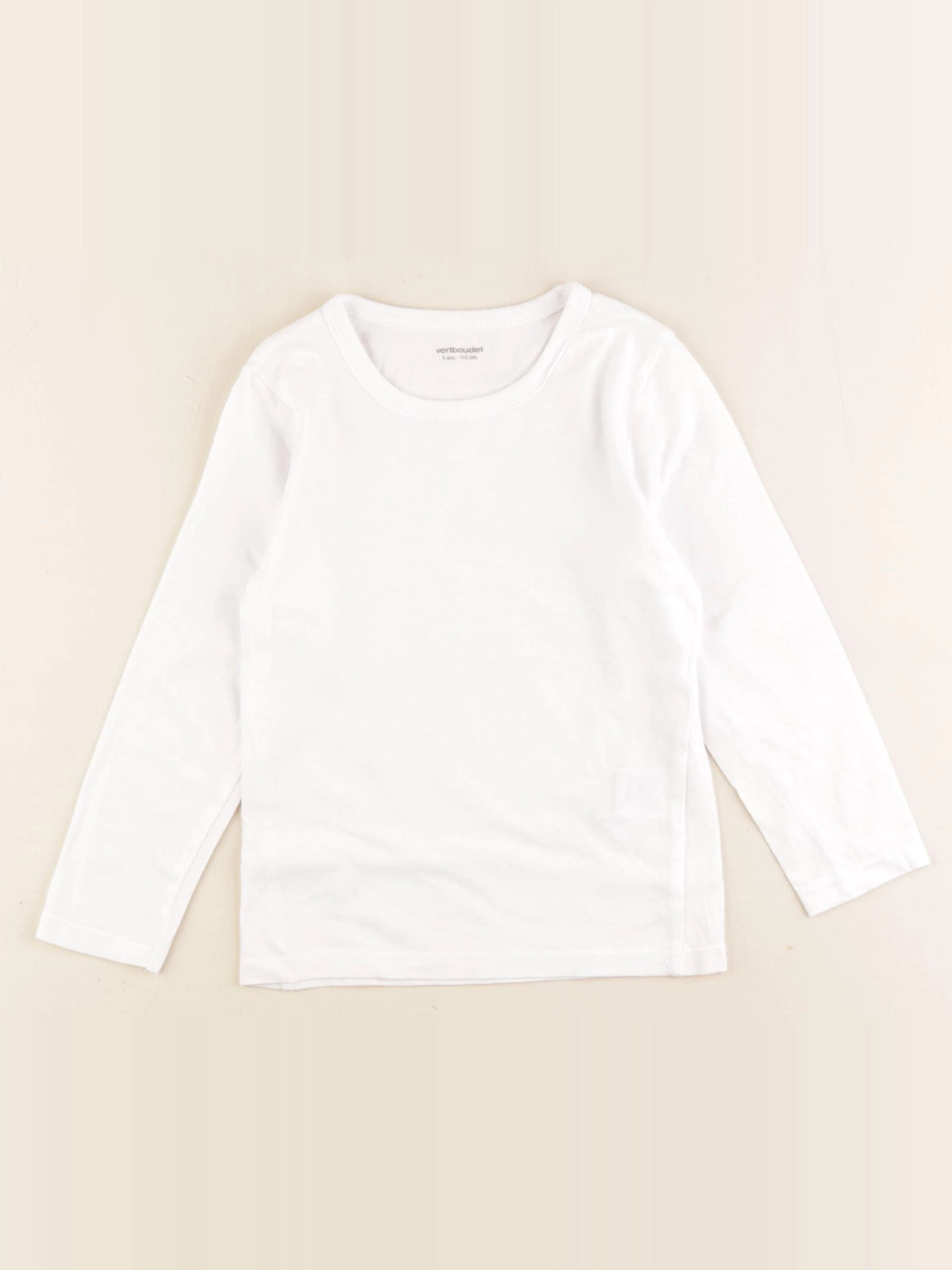 Vertbaudet - maillot de corps blanc - 5 ans