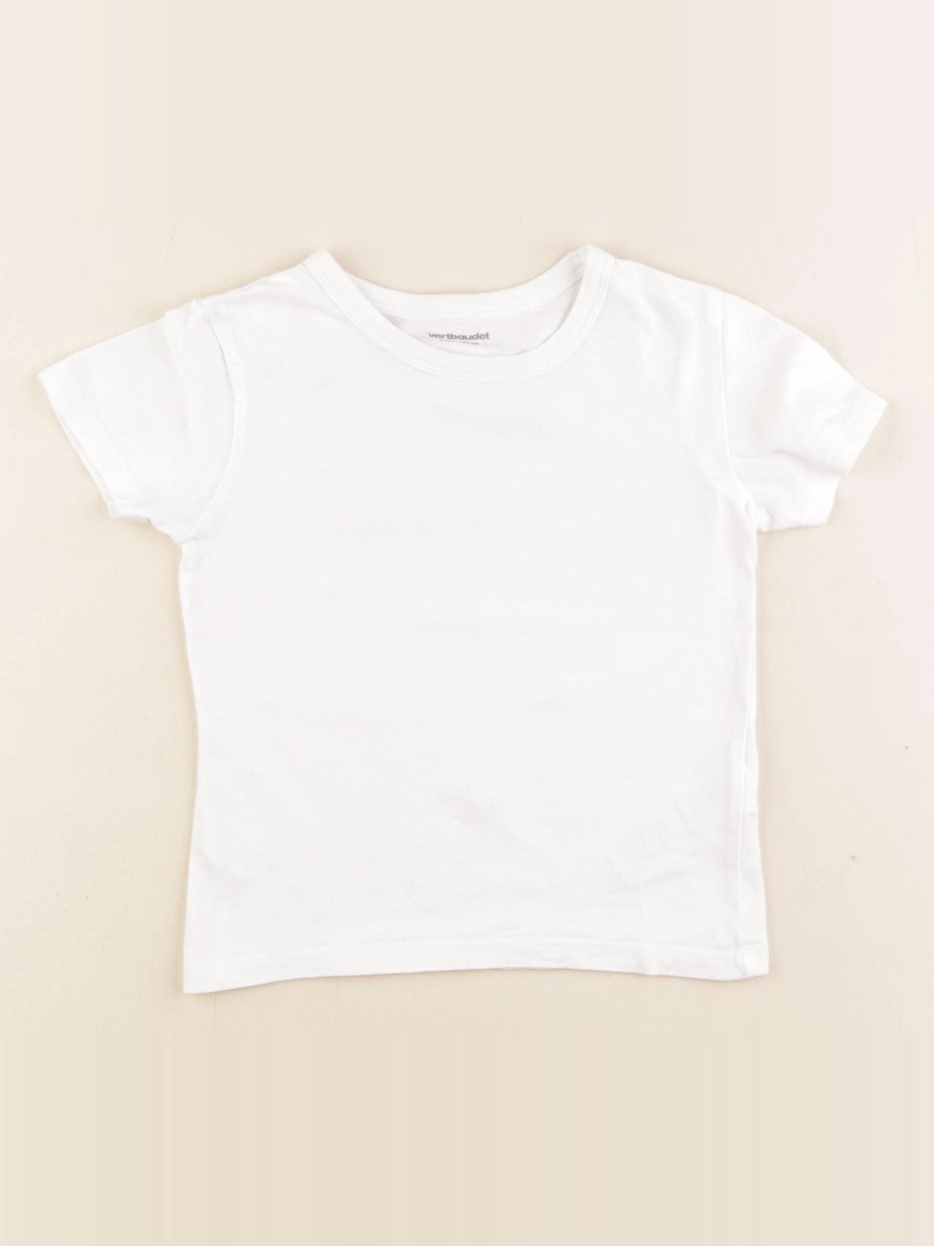 Vertbaudet - maillot de corps blanc - 4 ans