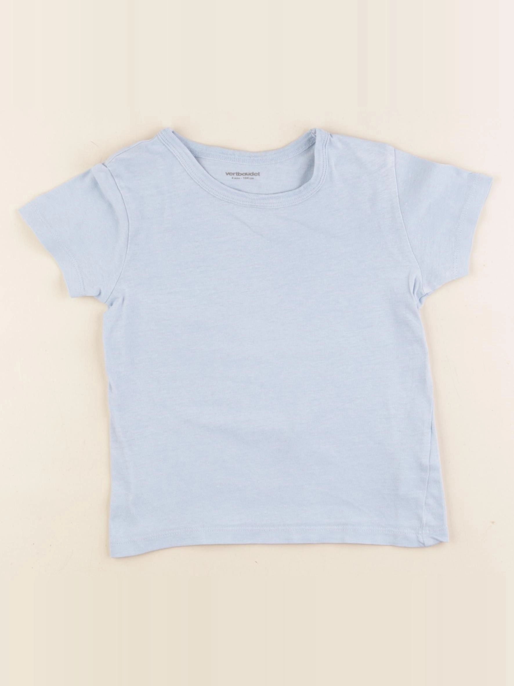 Vertbaudet - maillot de corps bleu - 4 ans