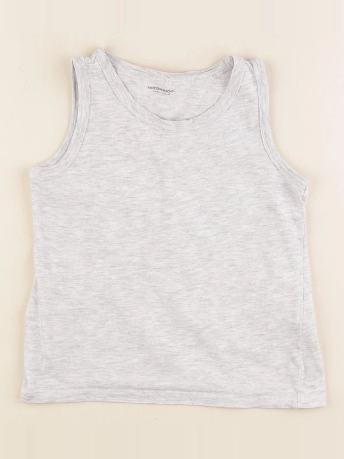Vertbaudet - maillot de corps gris - 4 ans