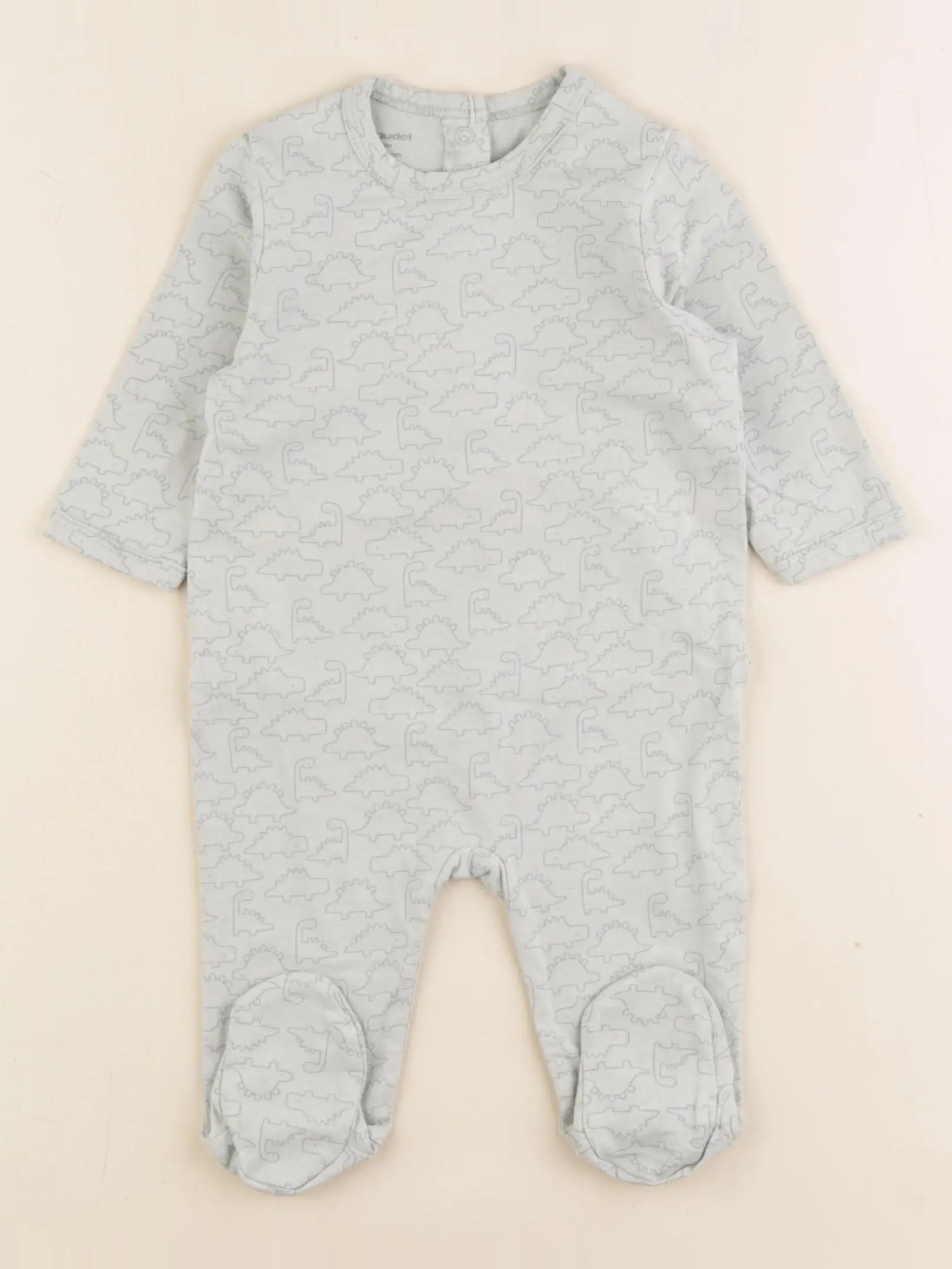 Vertbaudet - pyjama coton vert - 3 mois