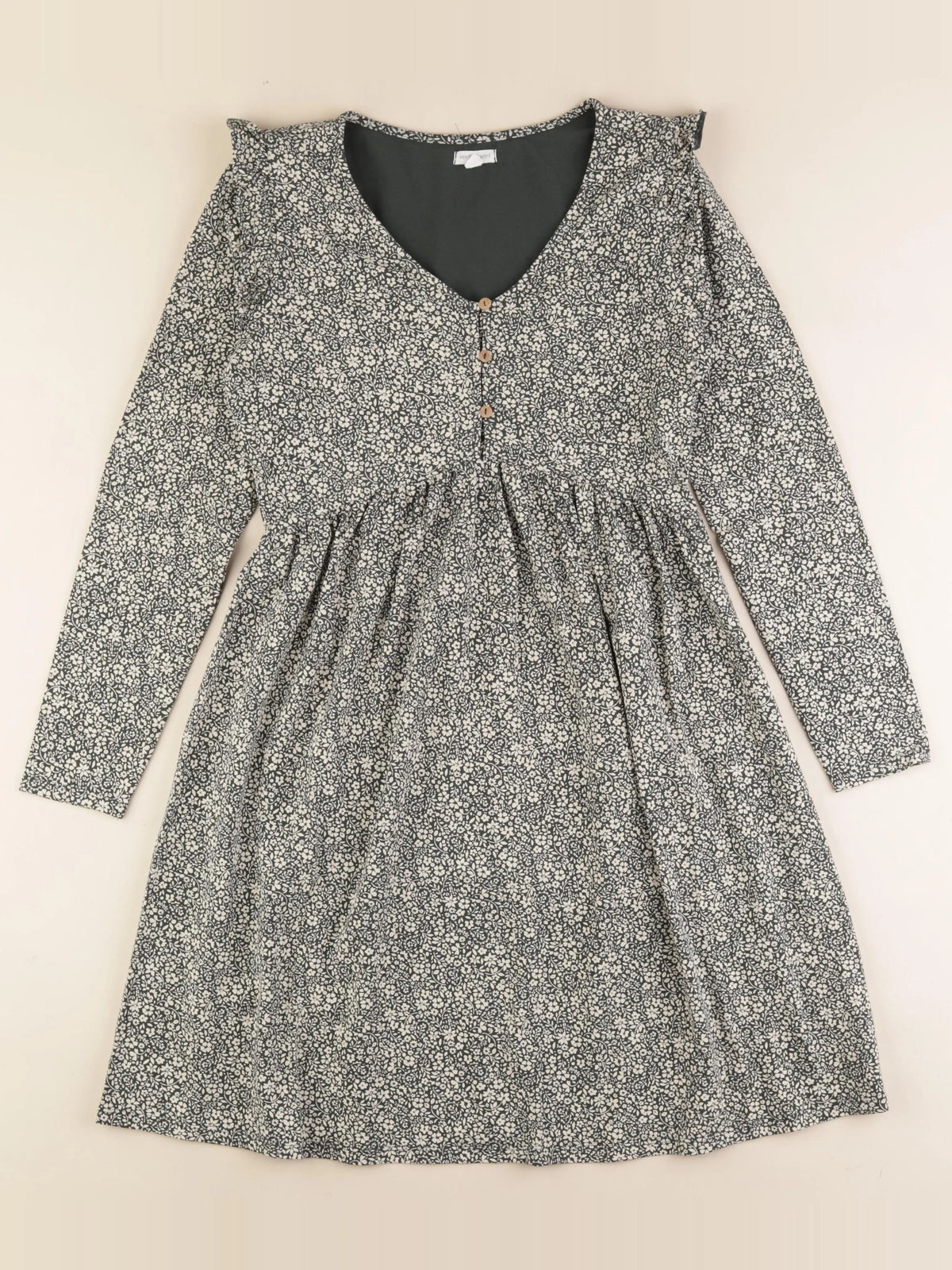 Vertbaudet - robe grossesse vert, blanc - 38 à 40