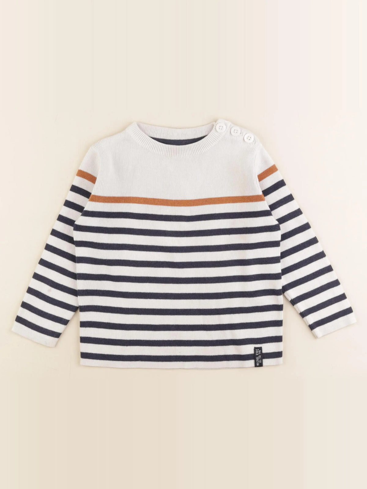 Vertbaudet - pull beige - 3 ans