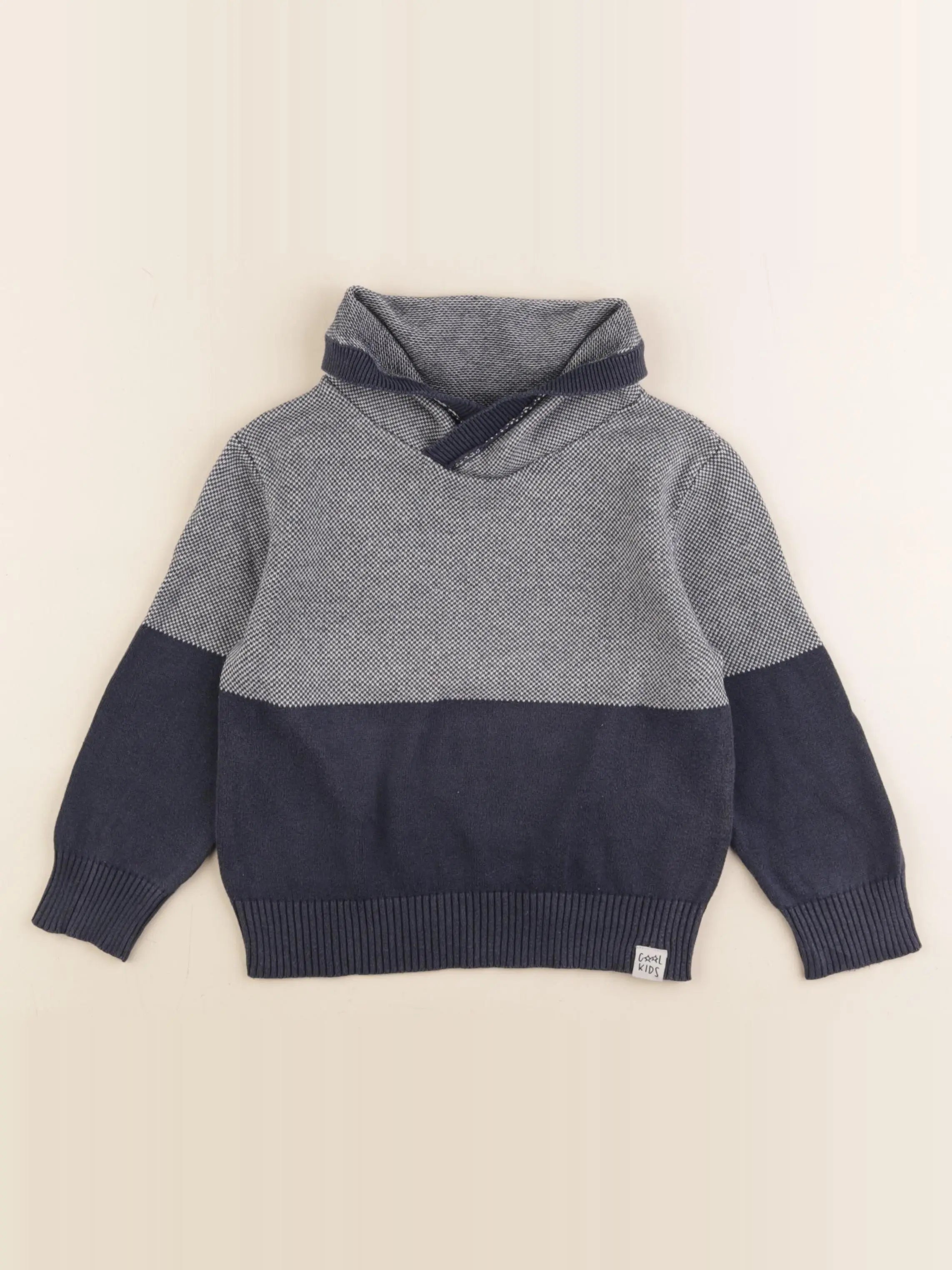 Vertbaudet - pull bleu - 4 ans