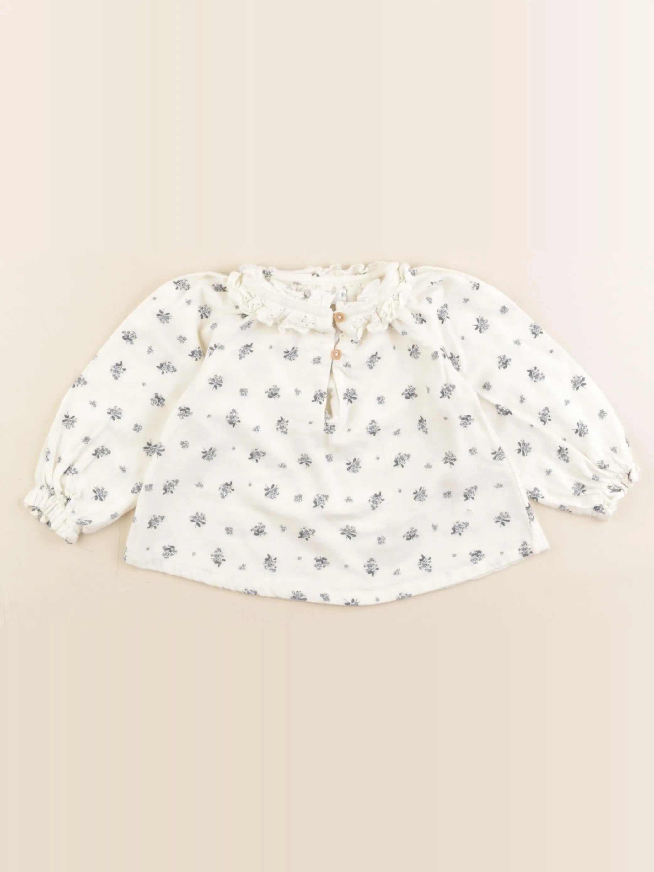 Vertbaudet - blouse blanc - 6 mois