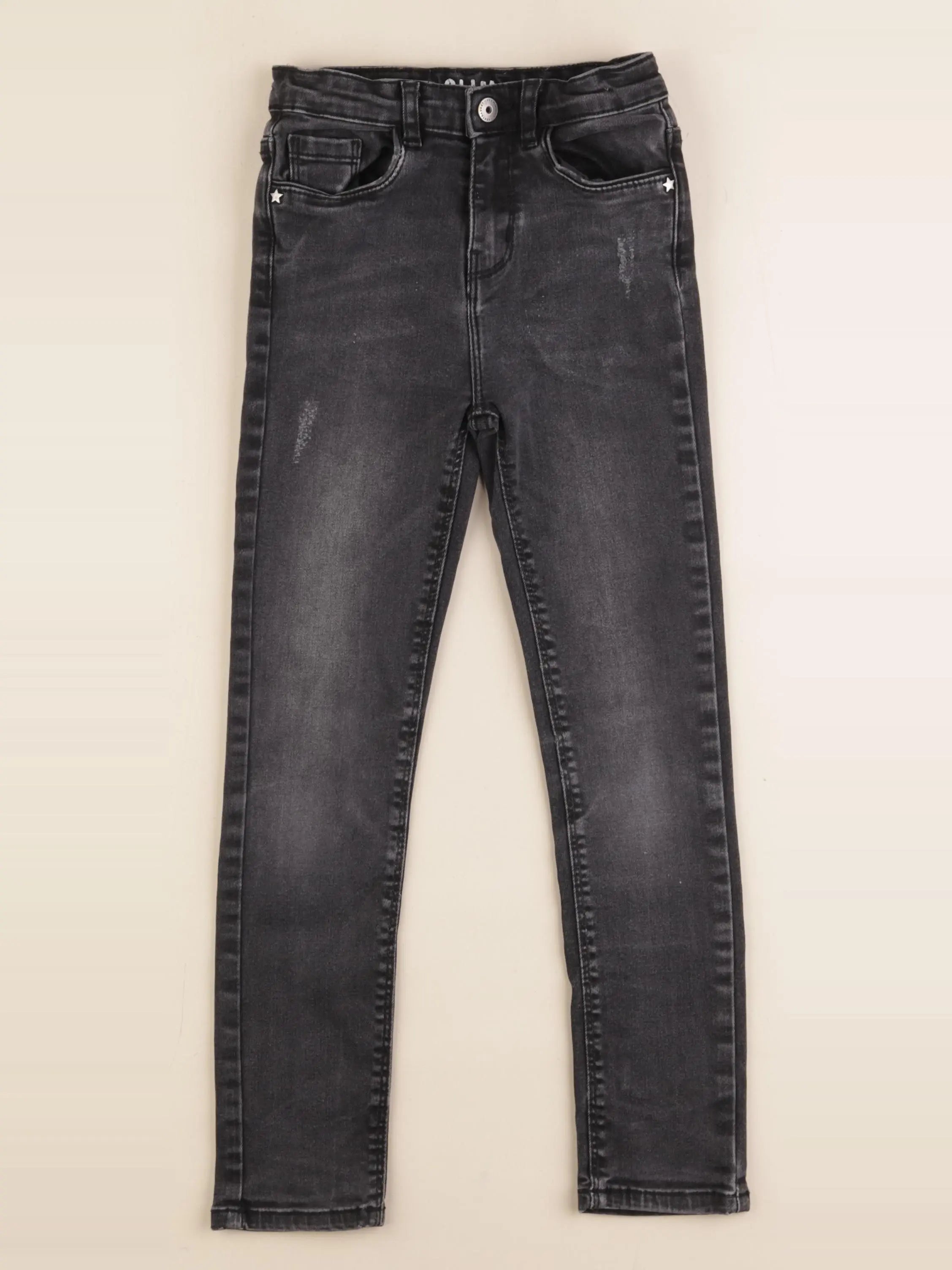 Vertbaudet - jean noir - 8 ans