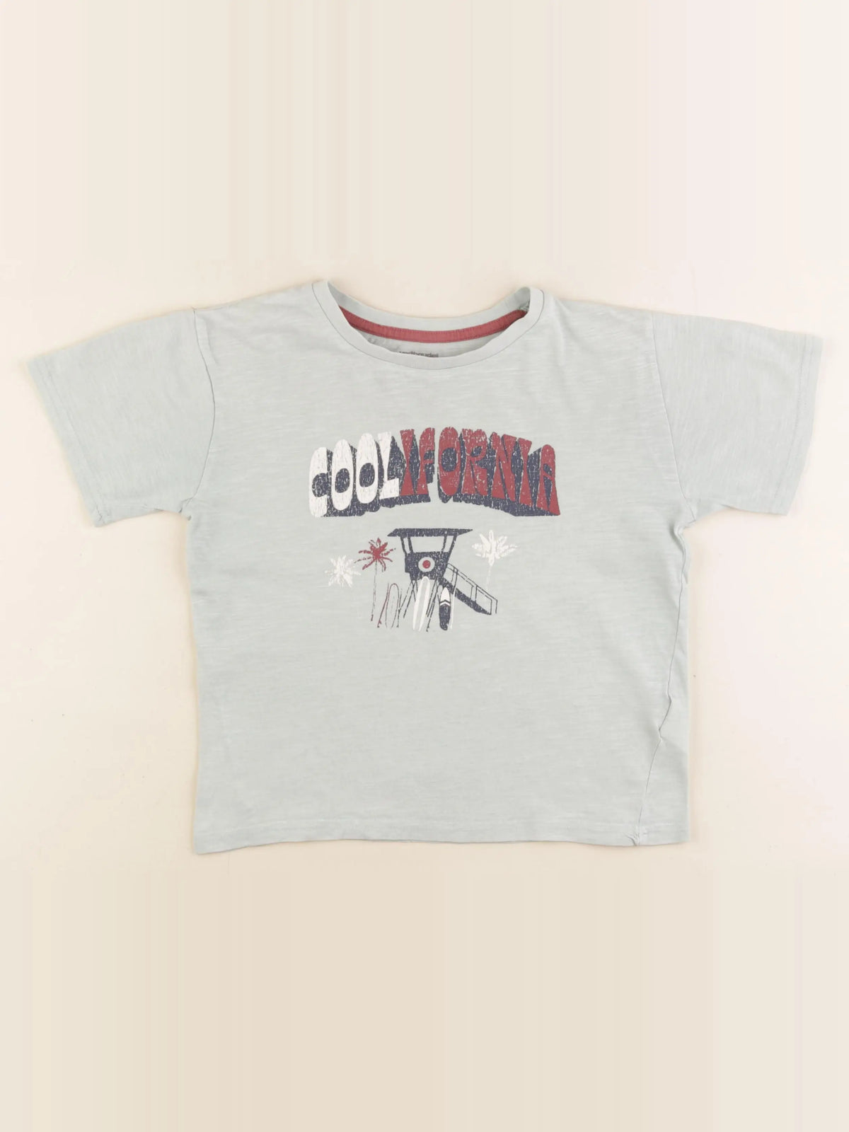 Vertbaudet - tee-shirt vert - 8 ans