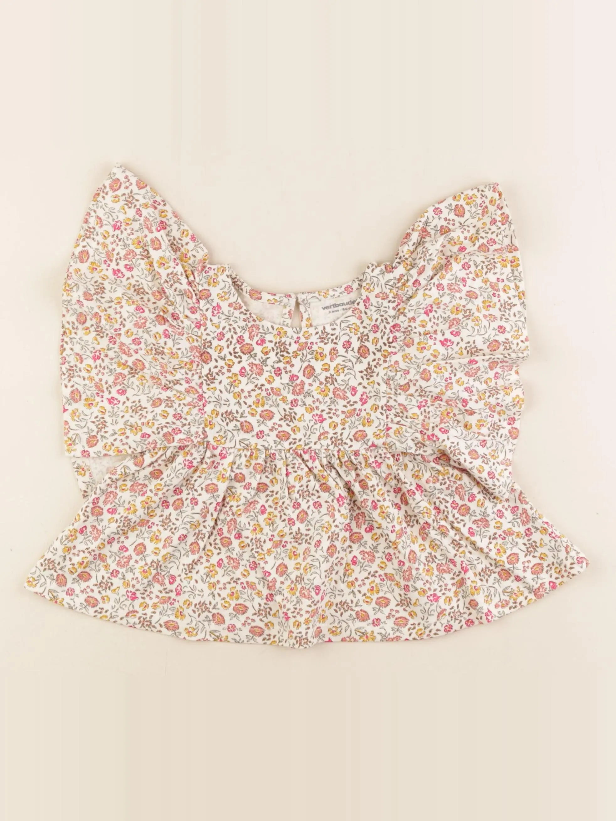 Vertbaudet - tee-shirt multicolore - 2 ans