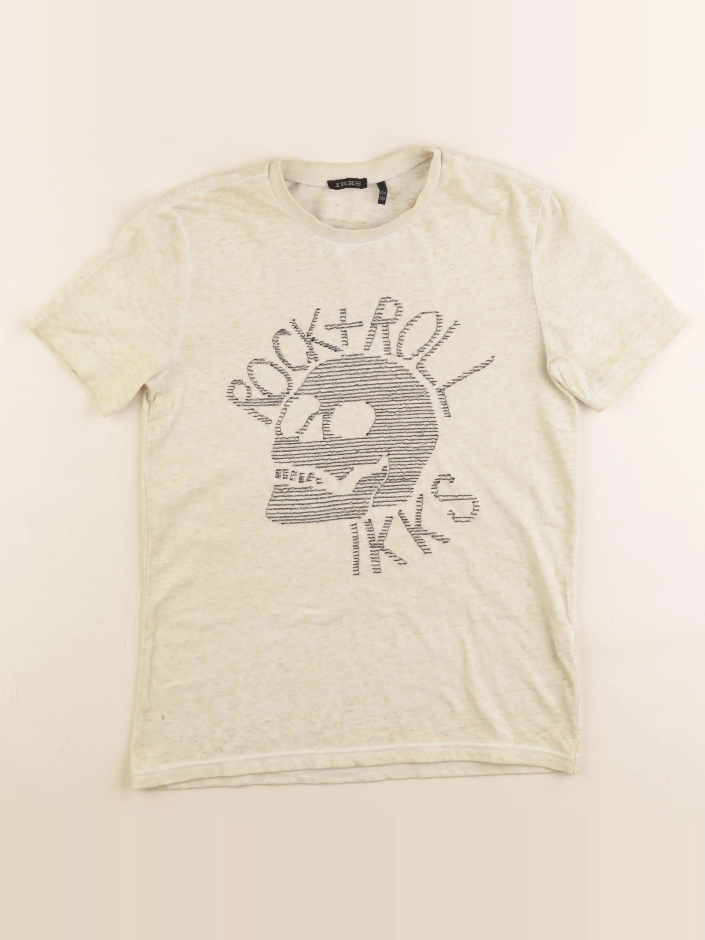IKKS - tee-shirt jaune - 10 ans