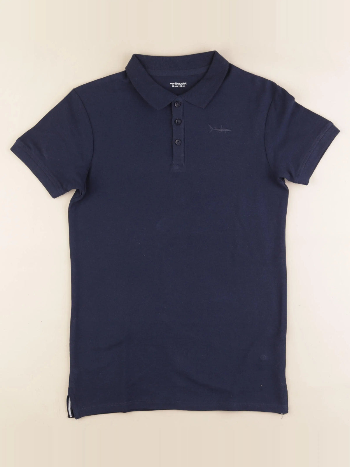 Vertbaudet - polo bleu - 12 ans