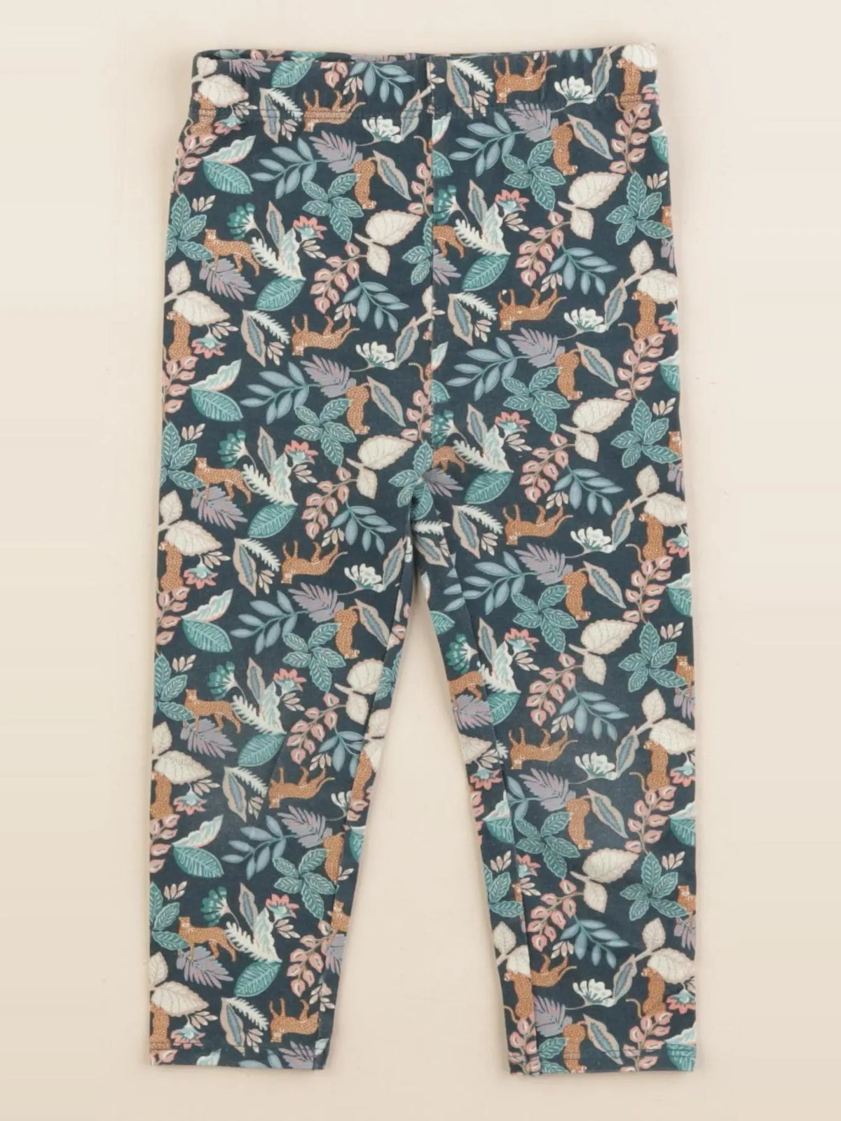 Vertbaudet - legging vert - 2 ans