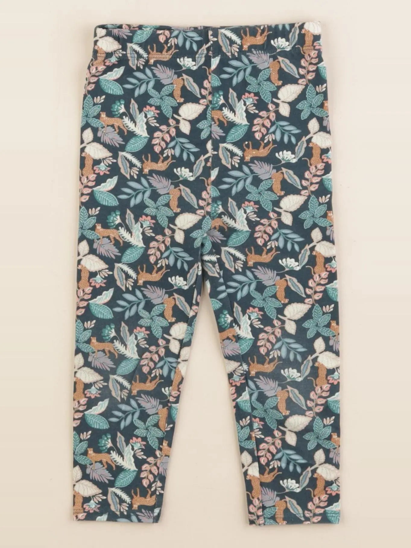 Vertbaudet - legging vert - 2 ans