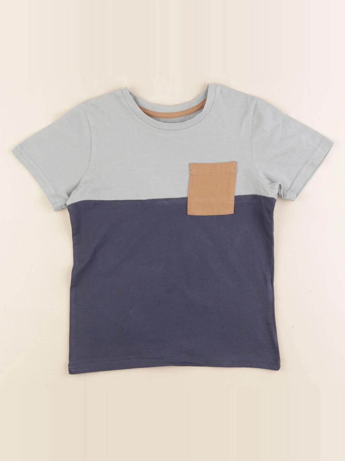 Vertbaudet - tee-shirt bleu - 6 ans