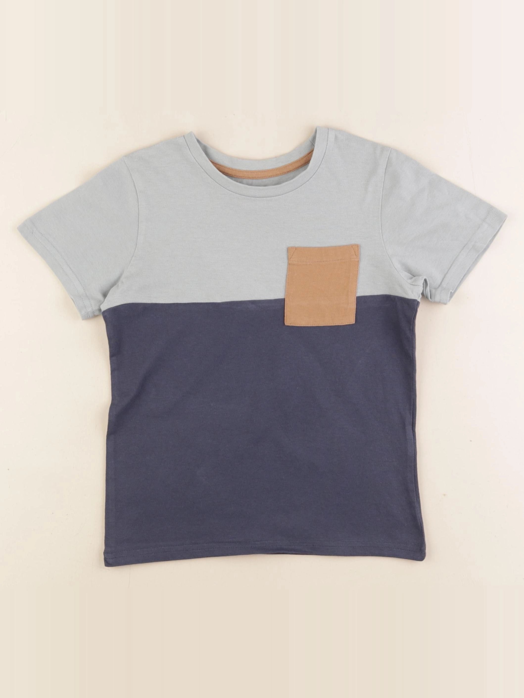 Vertbaudet - tee-shirt bleu - 6 ans