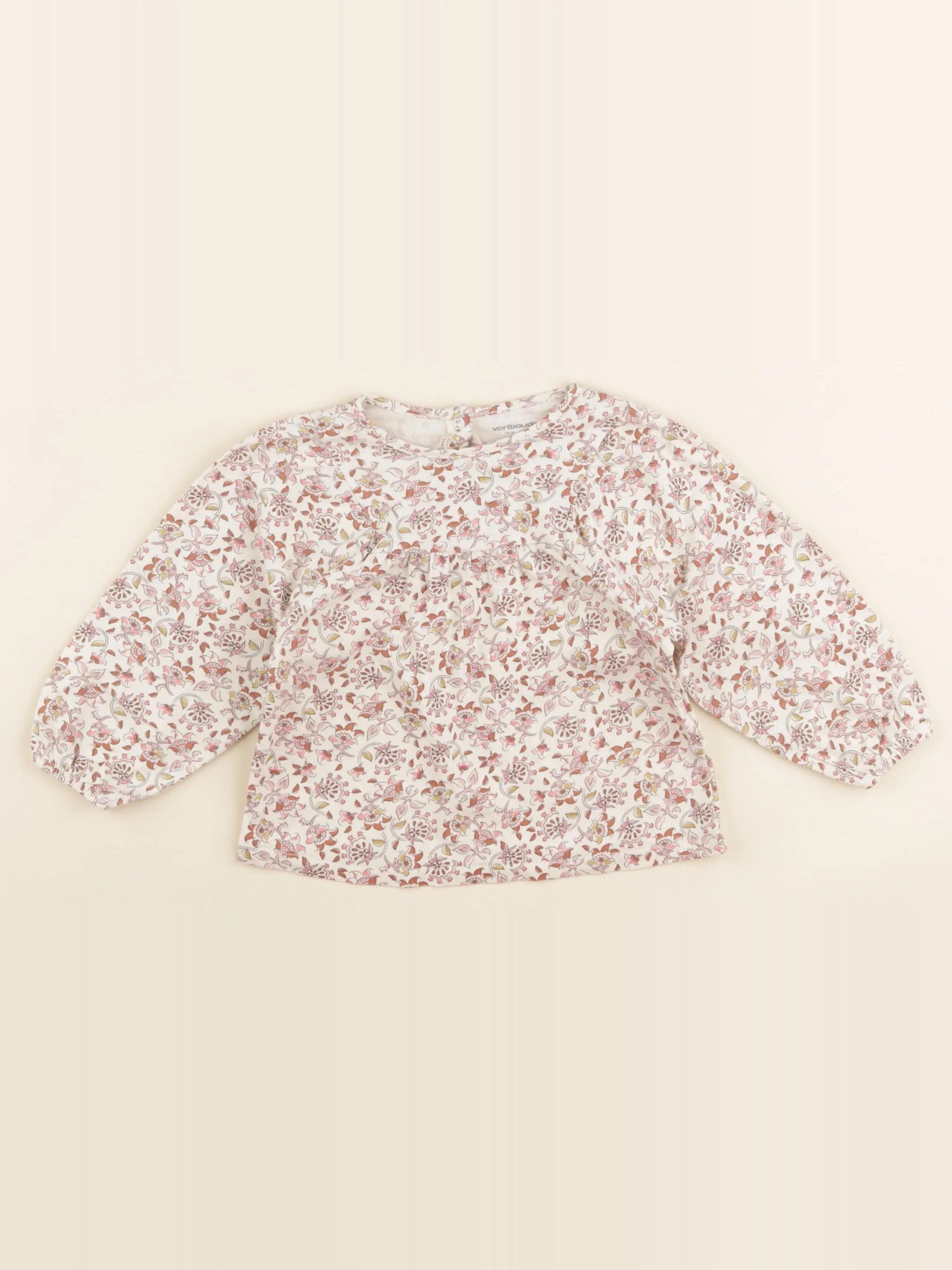 Vertbaudet - blouse multicolore - 18 mois