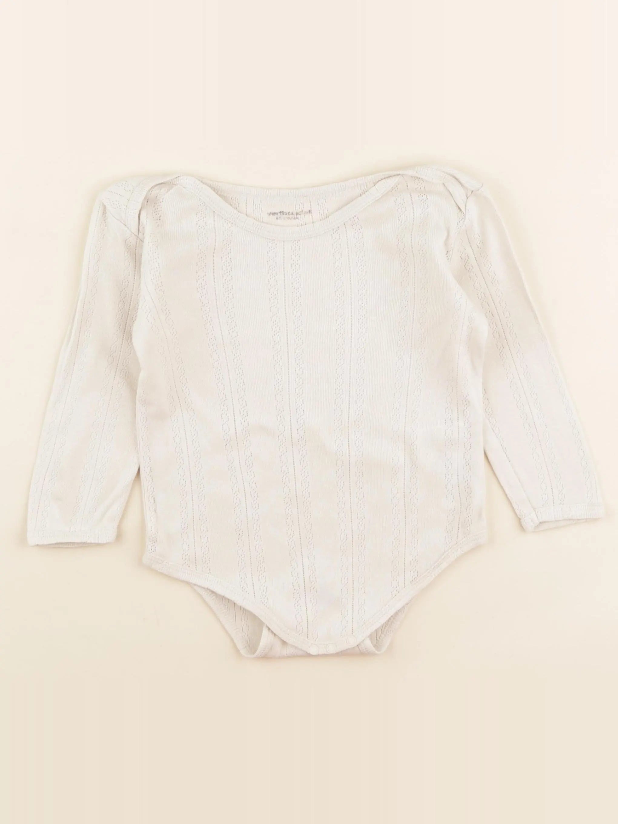 Vertbaudet - body beige - 2 ans