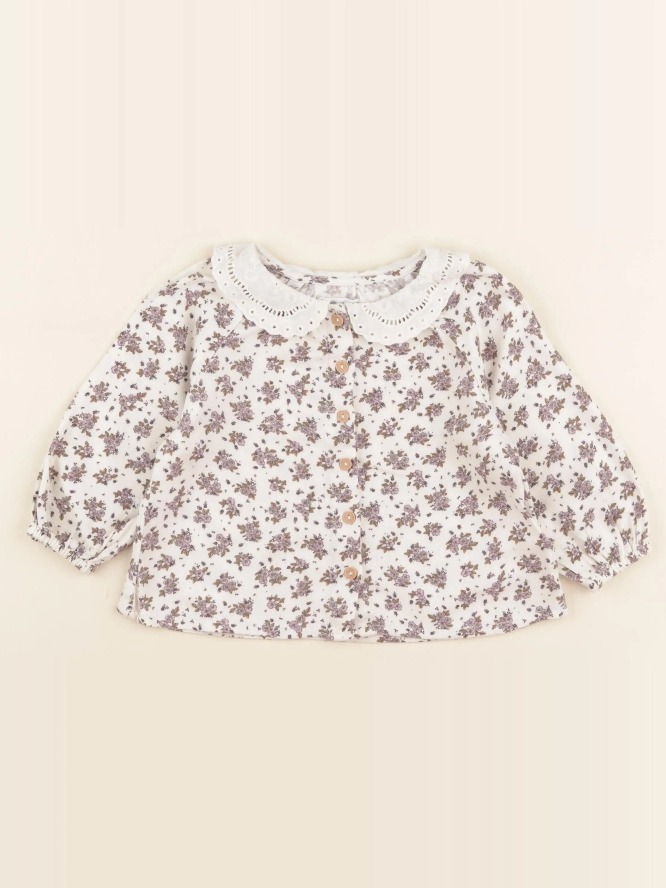 Vertbaudet - blouse multicolore - 18 mois