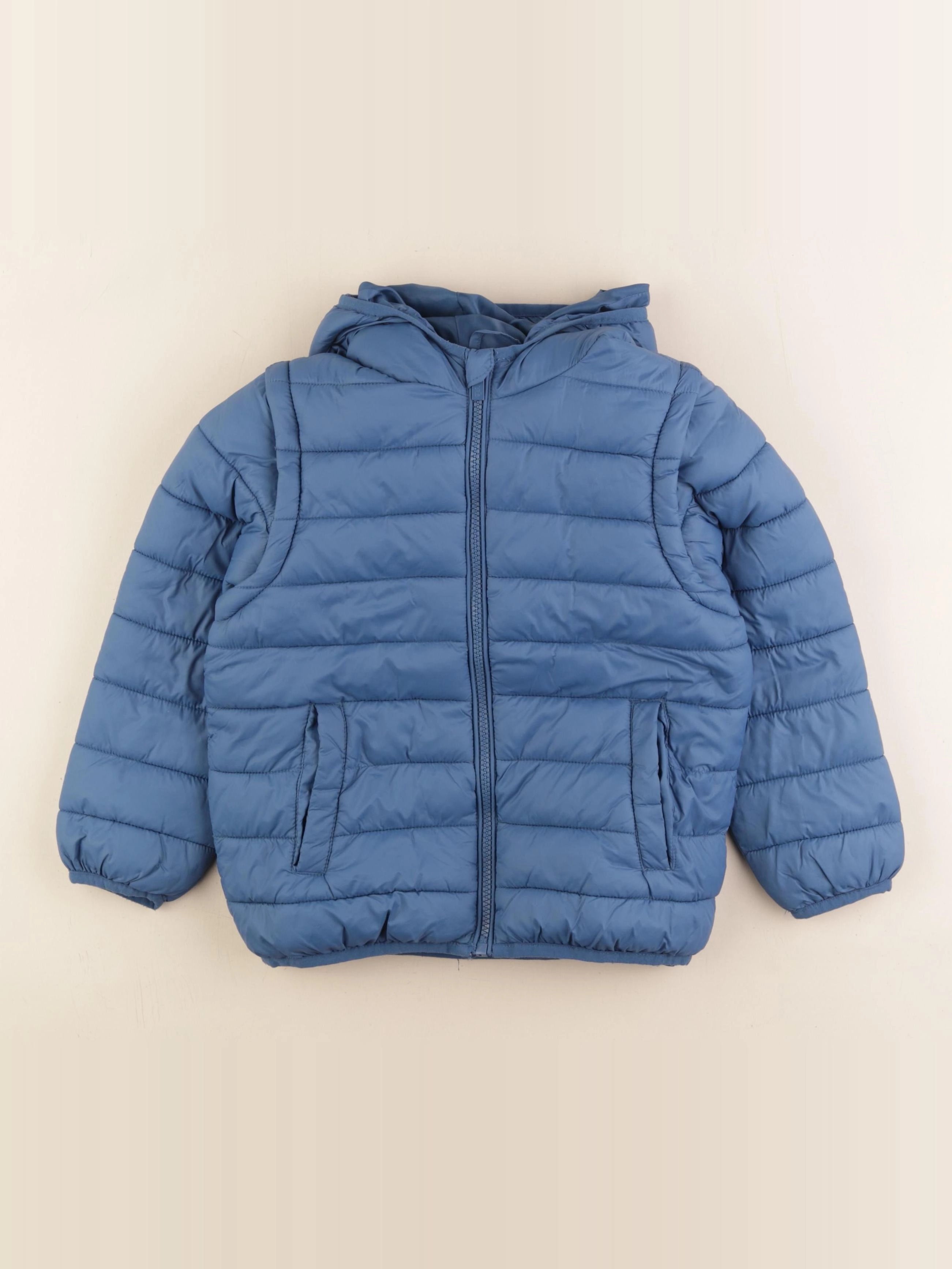 Vertbaudet - doudoune bleu - 6 ans